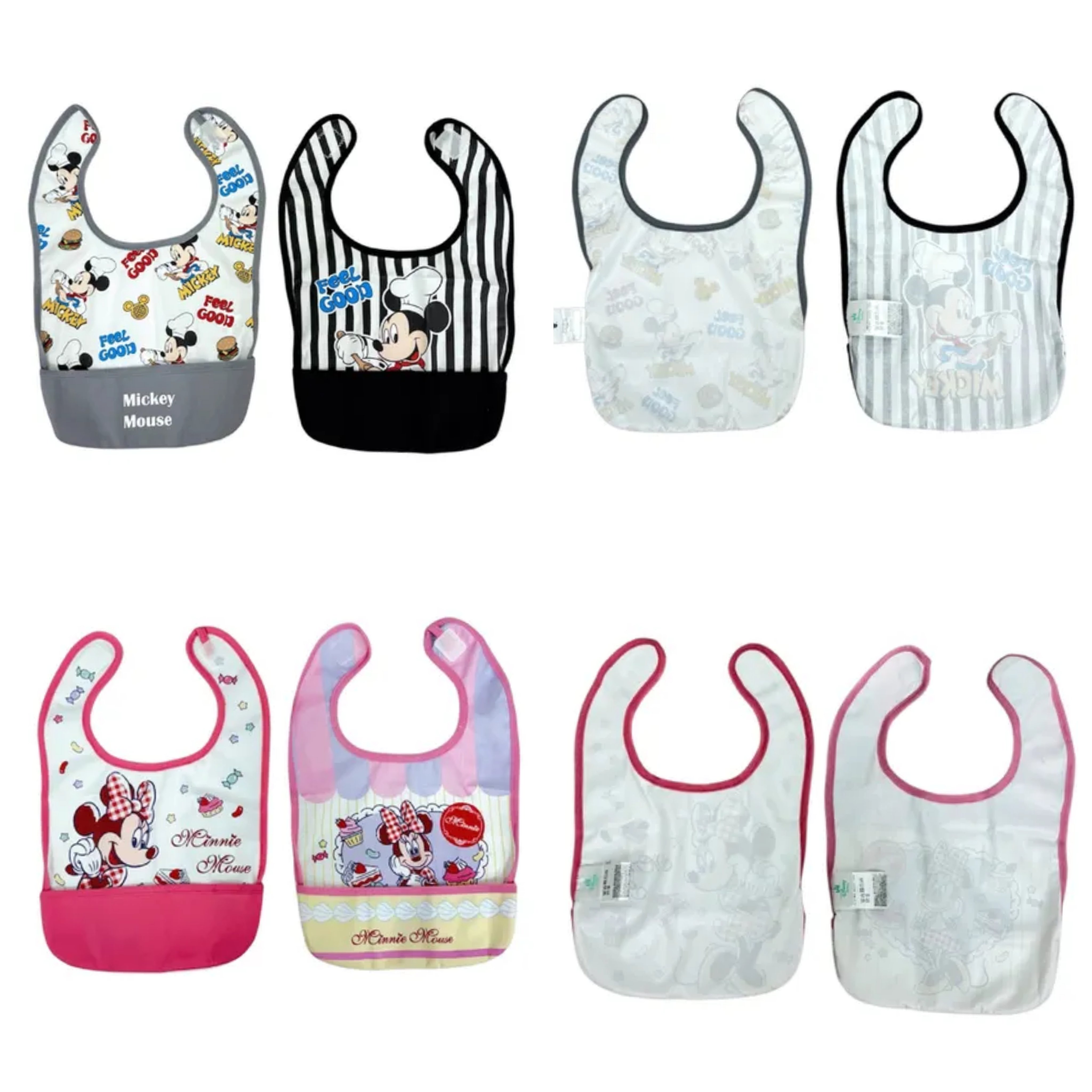 日本直送~新款米奇或米妮口水肩 2款選擇