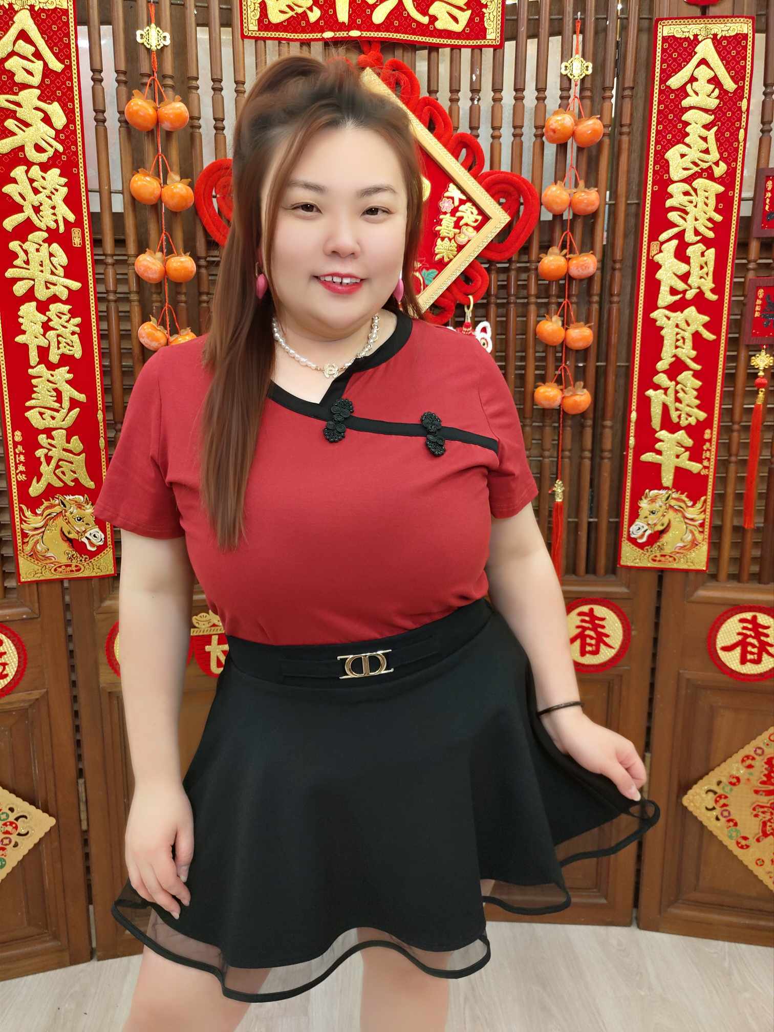 DBC02 TW#5271 新式盘扣设计上衣