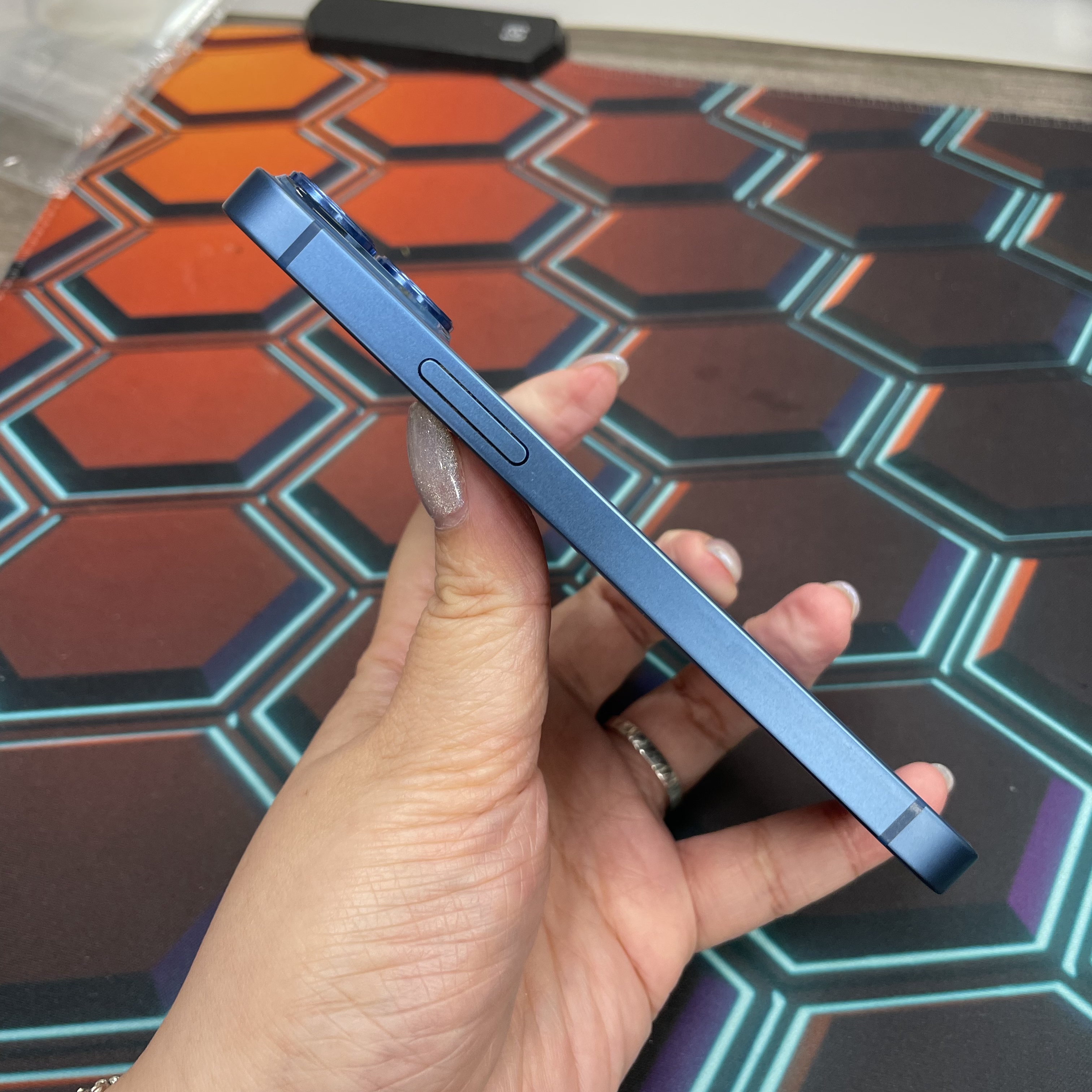 *6900 13 mini 完美機 256GB 電75 藍色 blue