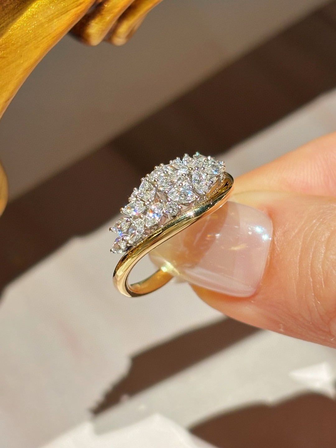 18K Lab Diamond Ring 