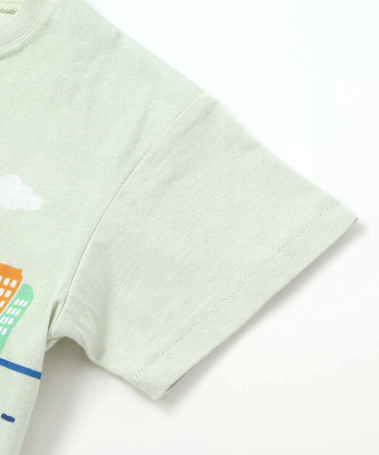 🆕【⭐訂購⭐】  日本直送🌀日式風景印花 恐龍/消防車刺繡 短袖Tee［2款選］🌀[ELDA-0027][260503]