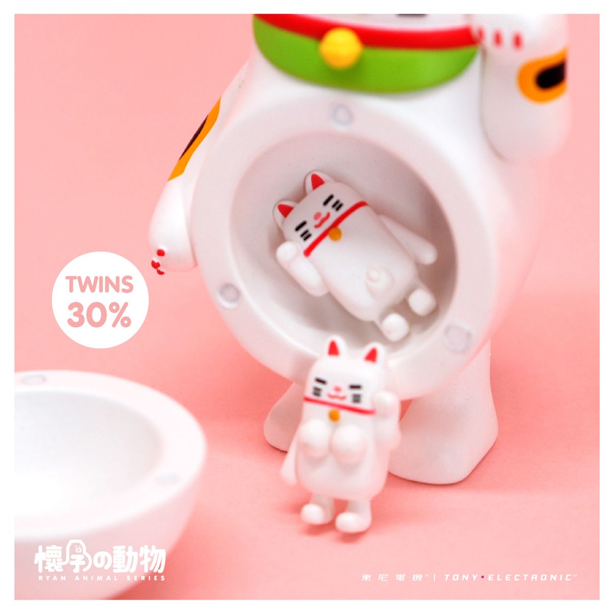 懷孕動物盲盒財招貓