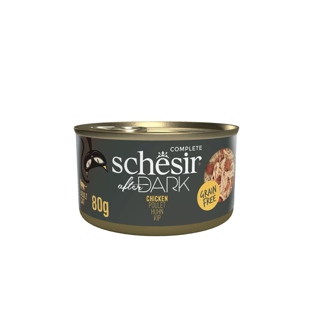 Schesir Dark 雞肉貓用全階段肉醬主食罐 80gx12