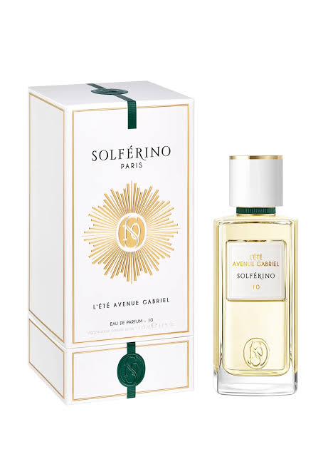 SOLFÉRINO PARIS N°10 L'ÉTÉ AVENUE GABRIEL Eau De Parfum 索菲黎諾加布列悠長夏日淡香精 125ml