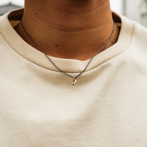 只按訂單生產~Atease H MARINA MINI NECKLACE SILVER pre order/訂購