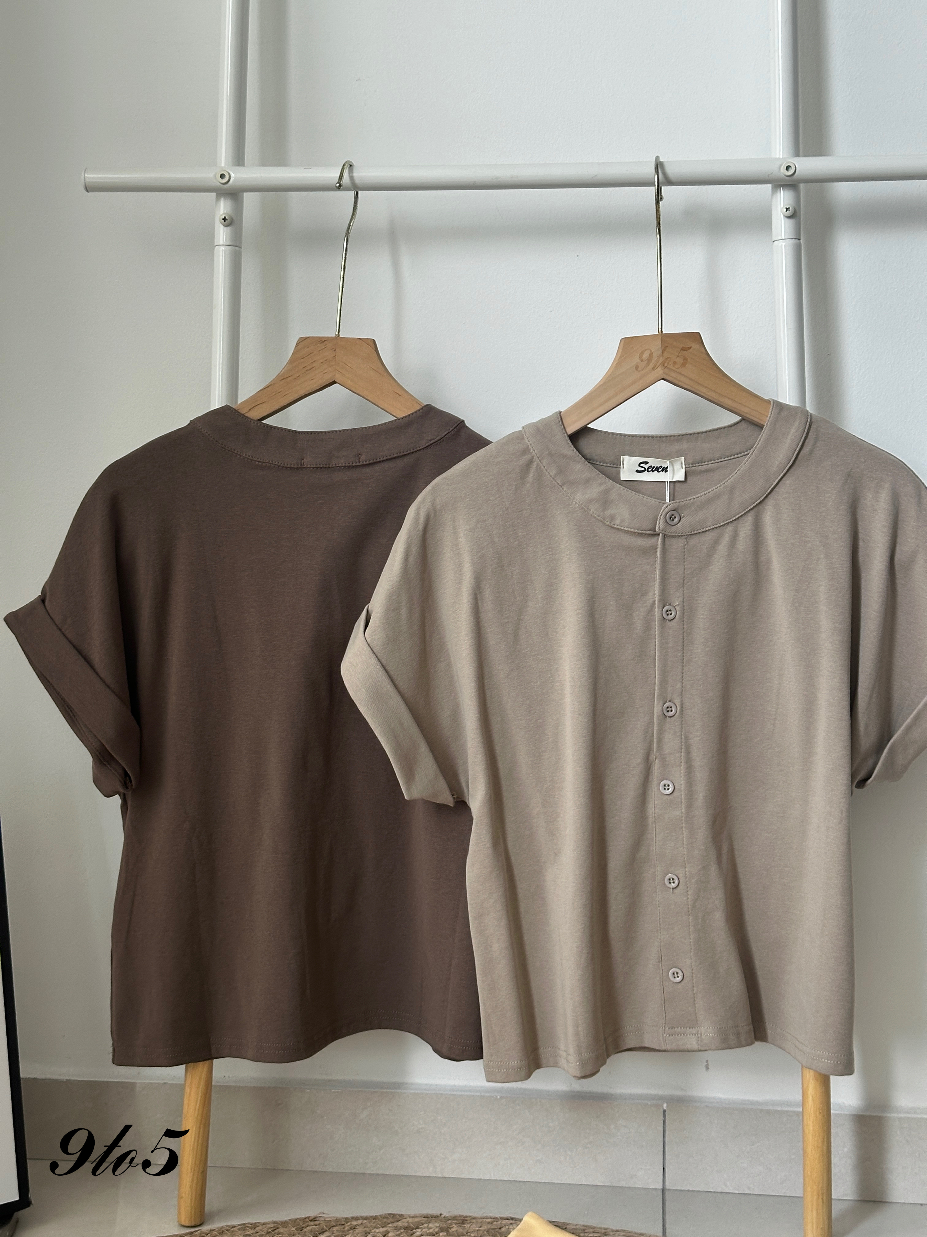 T4024 Crew Neck Blouse - 4 Colors