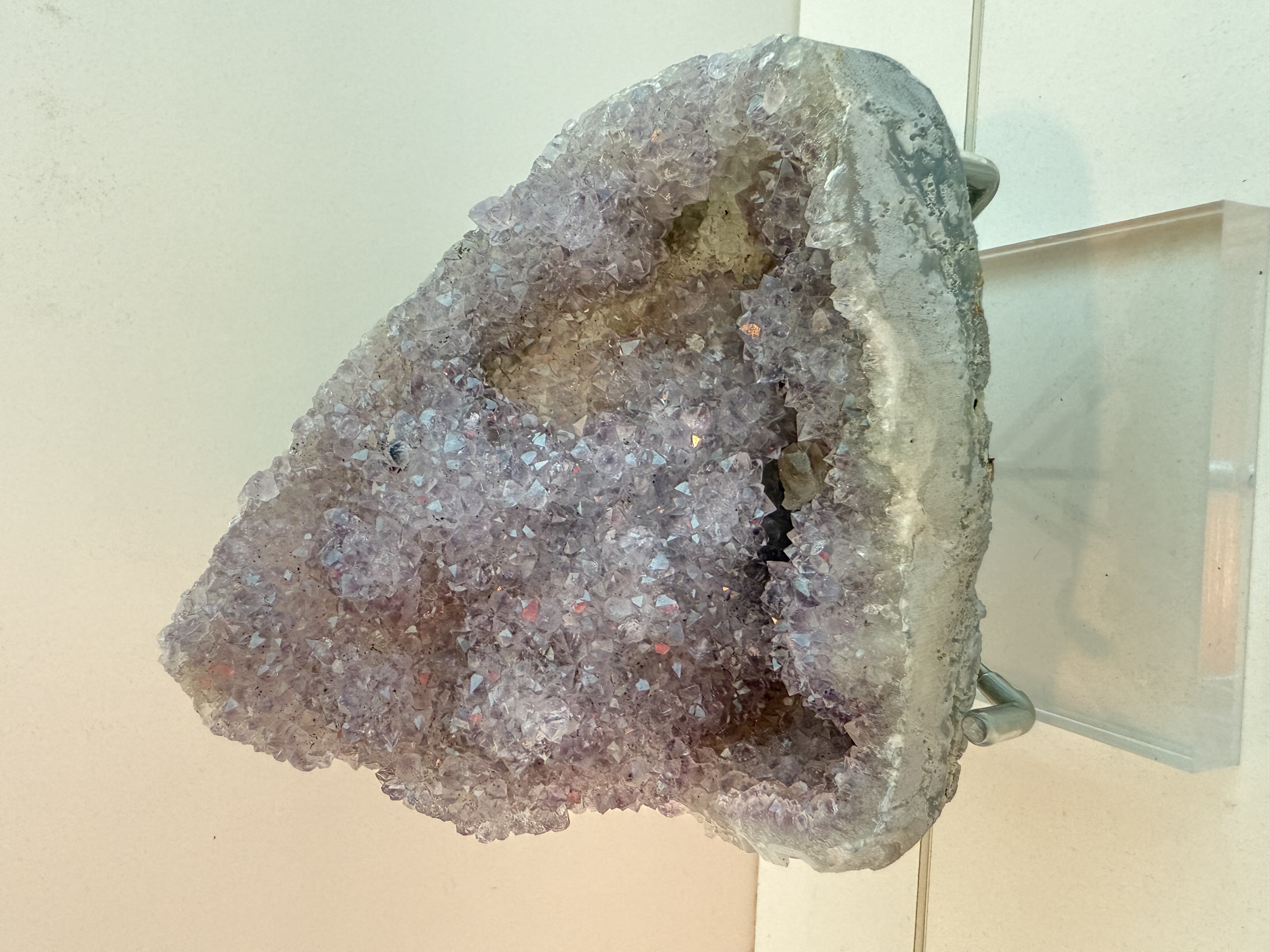 天然原石印度紫晶鎮