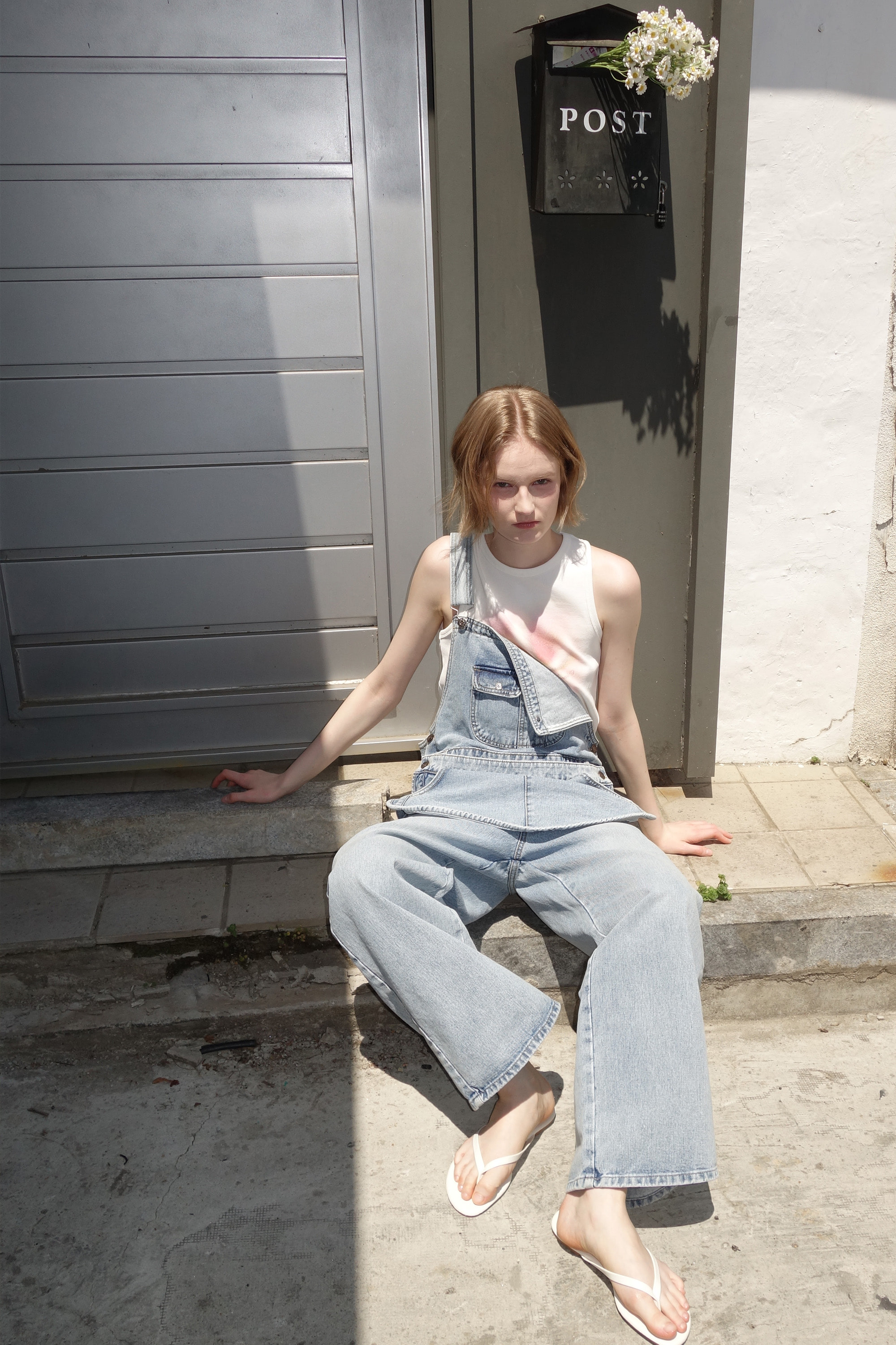 韓國🇰🇷設計品牌Heeari | Maggie Layered Denim Overall Pants