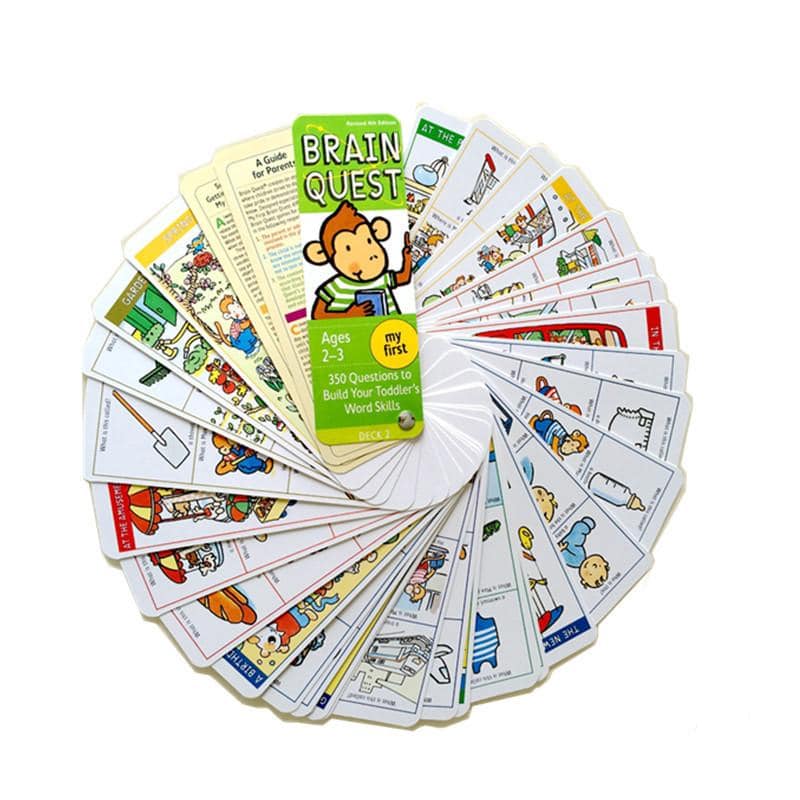 Brain Quest 大腦任務 學前認字智力開發問答卡｜4 boxes｜Suitable for ages 2-6