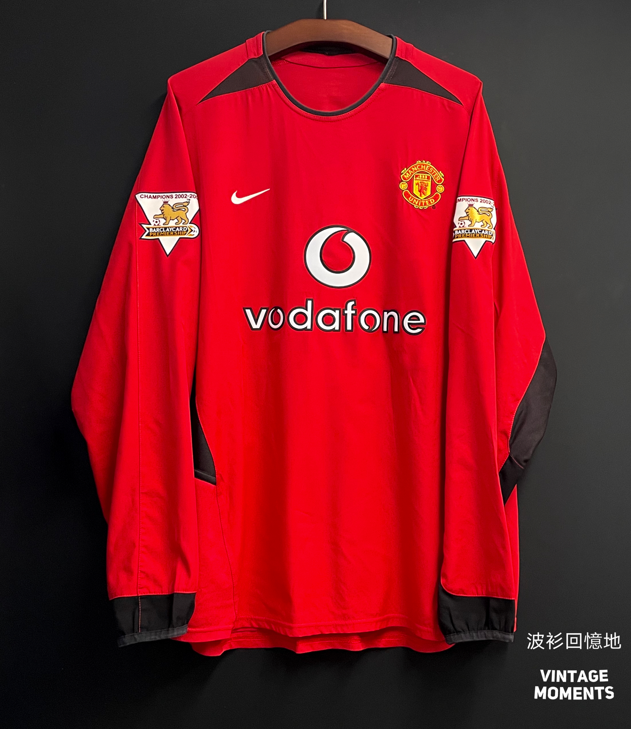 曼聯03/04主場長袖 C朗拿度 MANCHESTER UNITED LONG SLEEVE RONALDO