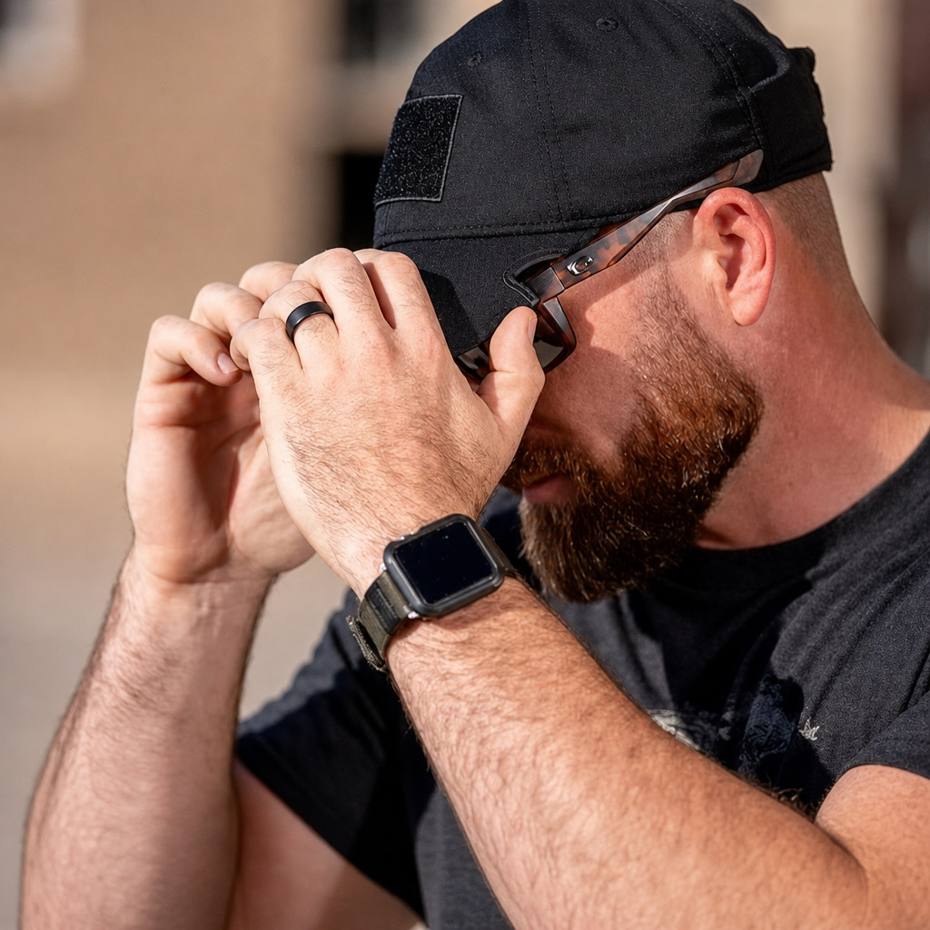 Notch Hats Adjustable Athlete Operator Blackout 棒球帽