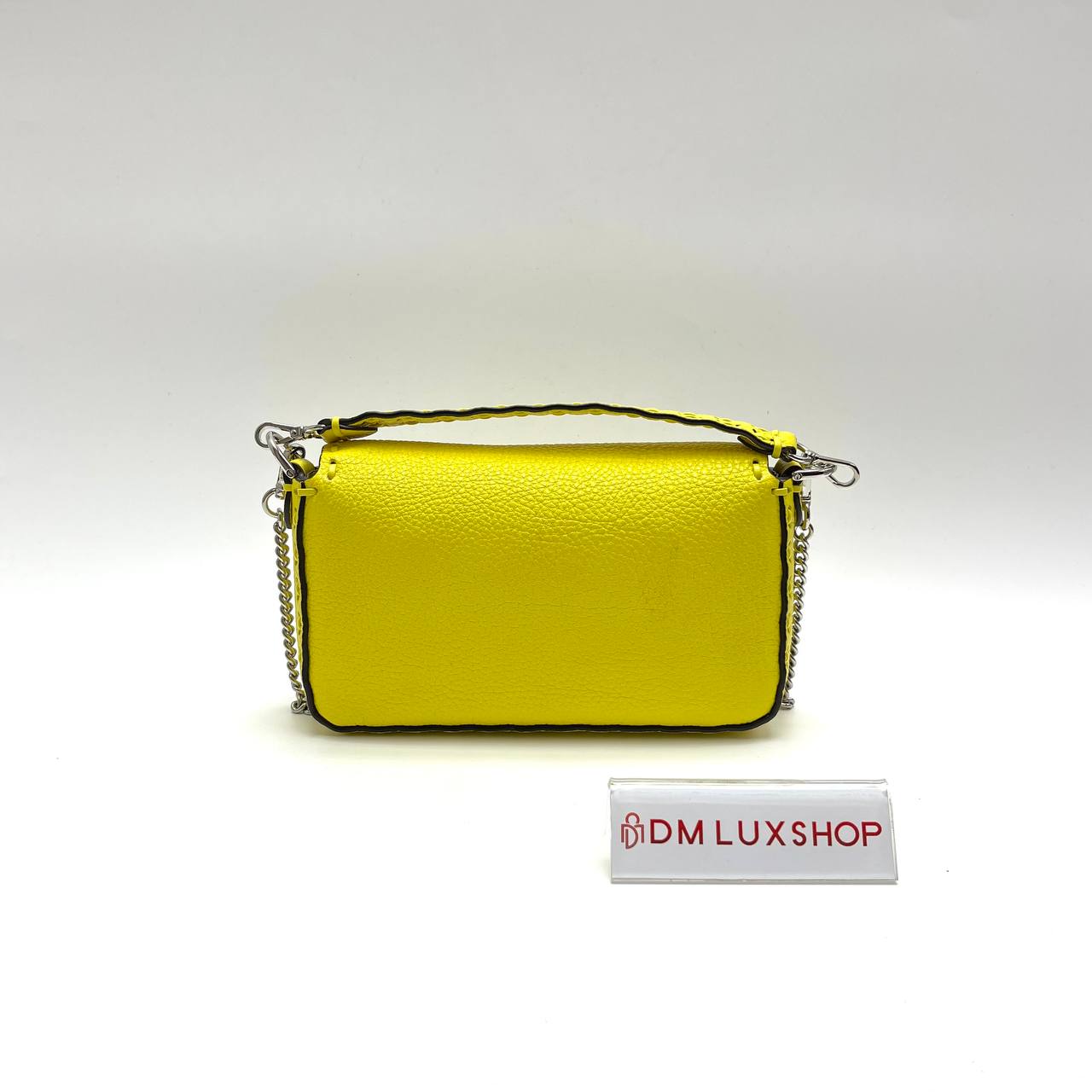 Fendi Mini Yellow Baguette SHW