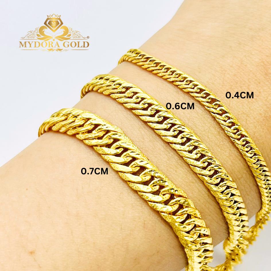 MYDORA Rantai Tangan Lipan Kait 2 Elite l EMAS 916/22K