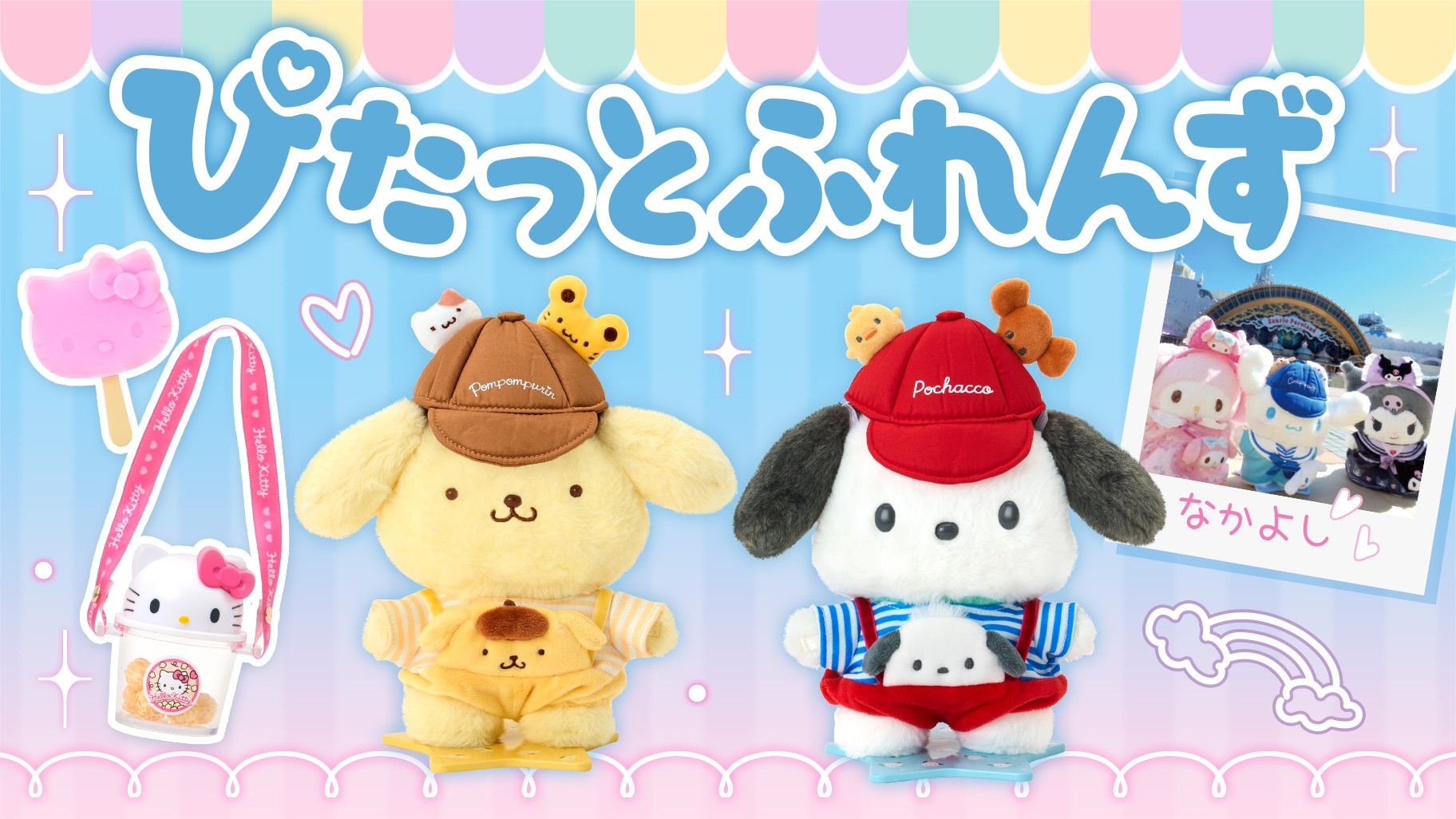 🌸 【預訂】Pitatto Friends新款accessories - Accessory Set