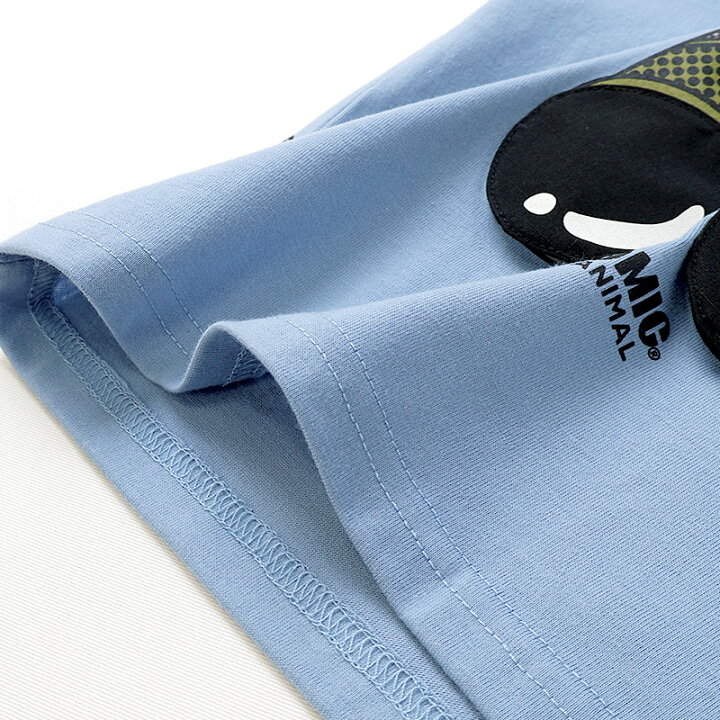 🇯🇵預訂 日本直送🇯🇵Zoomic兩色望遠鏡翻蓋前後印花撞色短袖T恤