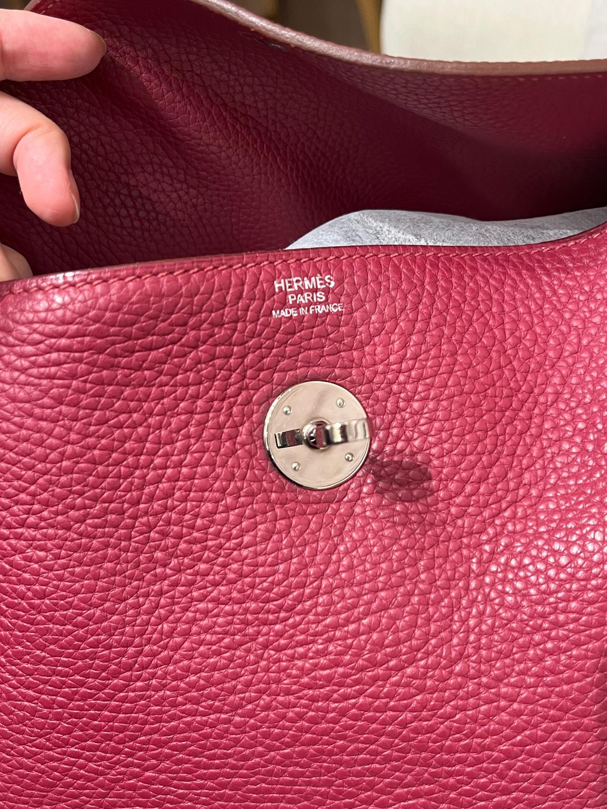 Hermes Lindy 30,Rubis , STAMP T 100%Authentic,95%new ✅香港專門店收據✅dust bag✅box 