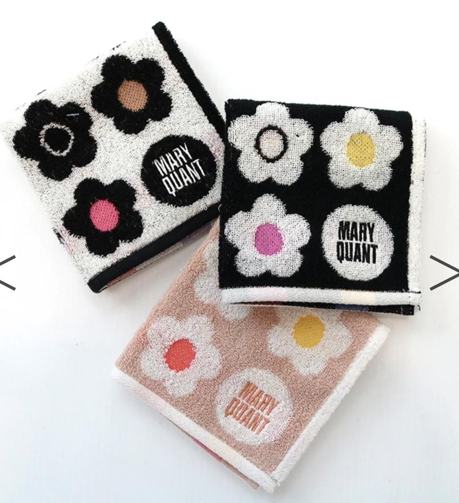 MARY QUANT 雛菊圖案毛巾手帕