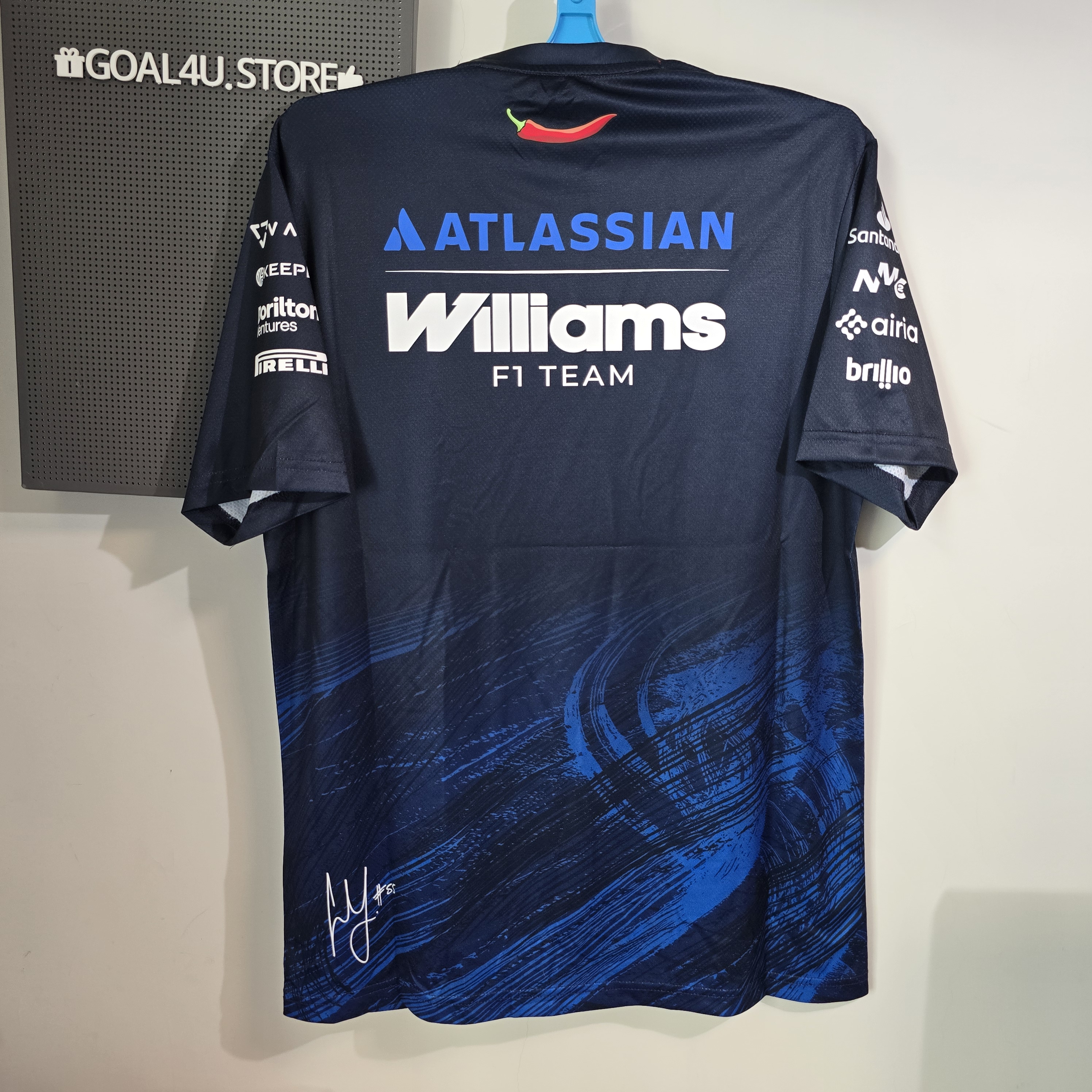 F1 Williams 威廉士車隊 2026 Carlos Sainz Team Tech Tee 60941838