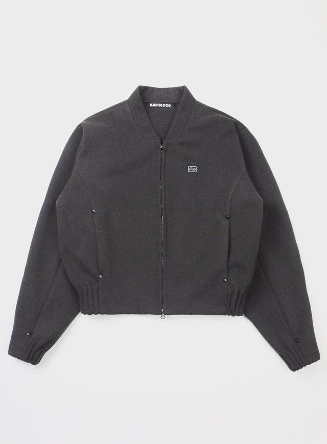 ブルゾン BADBLOOD Beyond Cash Soft Zip-Up Jacket Charcoal w-jkt24-033 OAOeijcoRkQwkRdDxccUIQfmIsdBPj