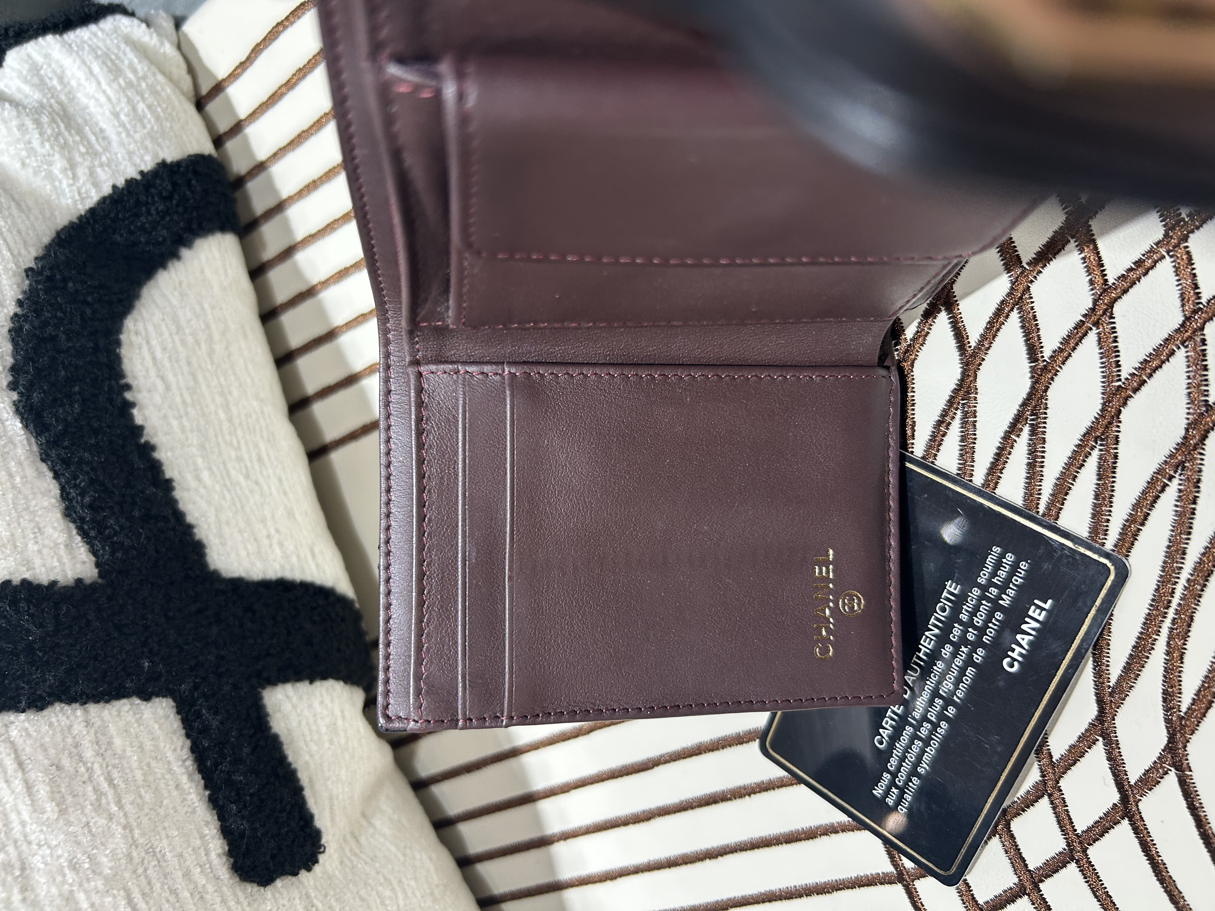 Chanel 2.55 wallet 黑色經典短銀包 100%Authentic,95% new ✅24card