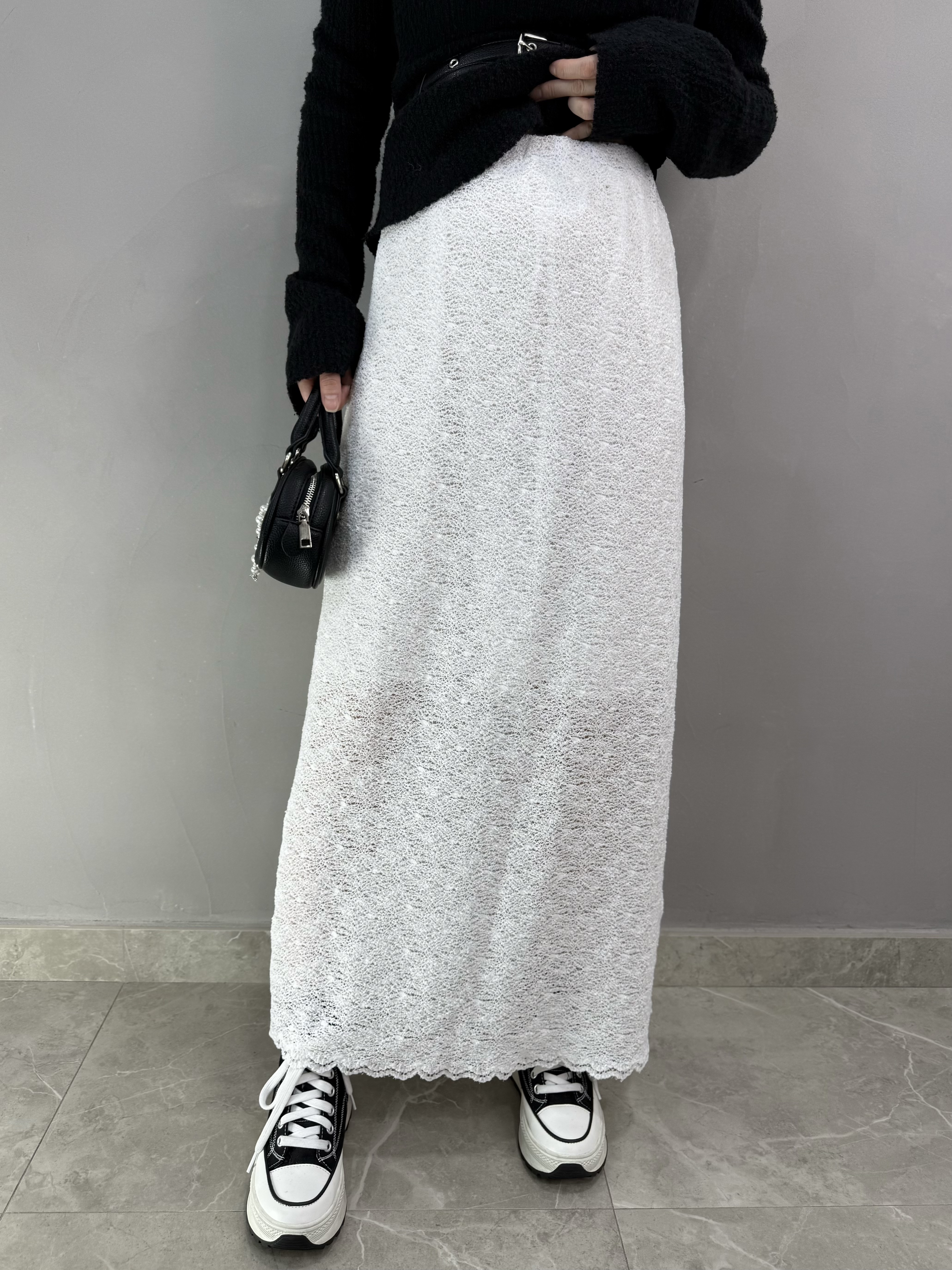 G73 通花半截長裙