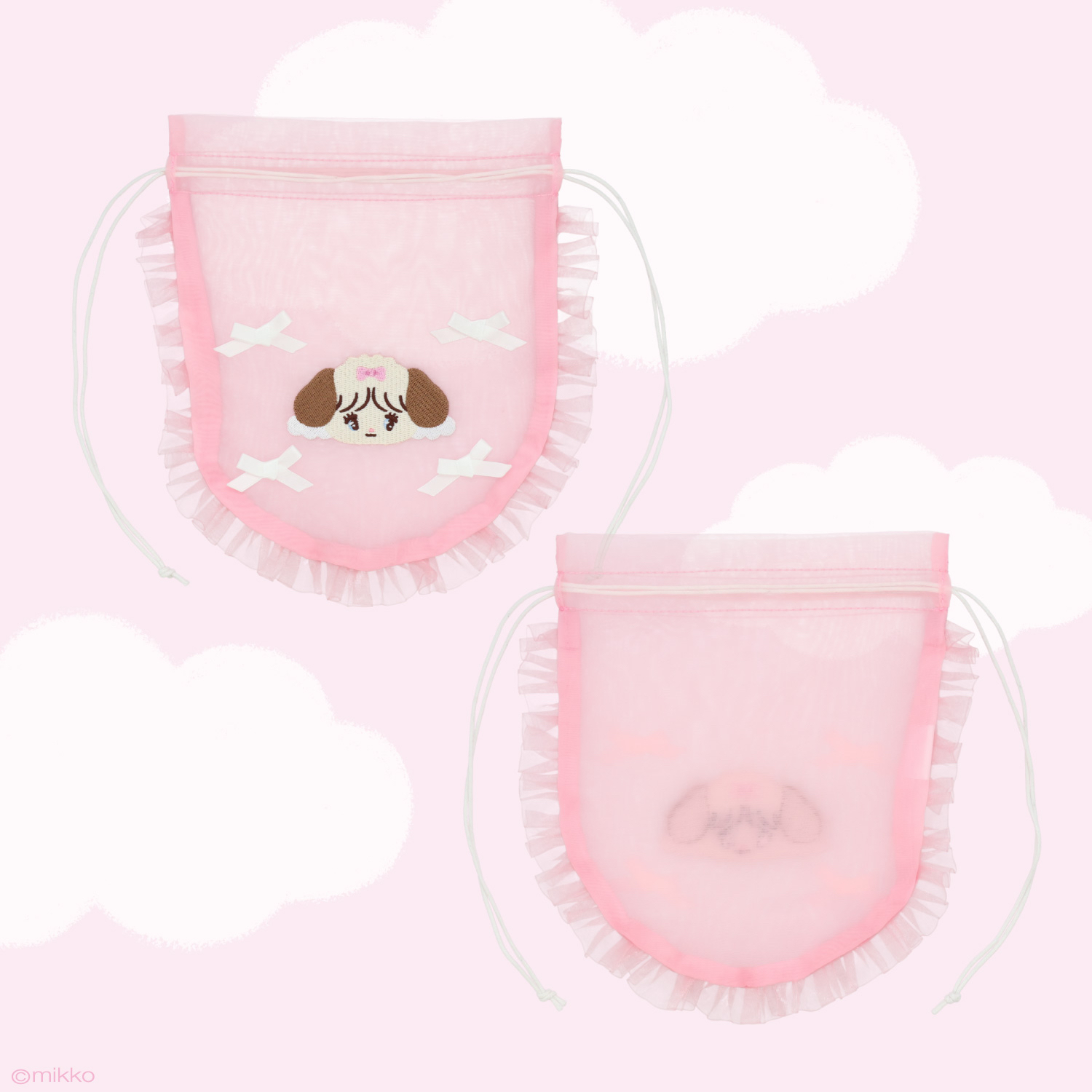 🎀【預訂】Lil ala mode❤︎mikko 天使系列圓形索繩包 - Souffle