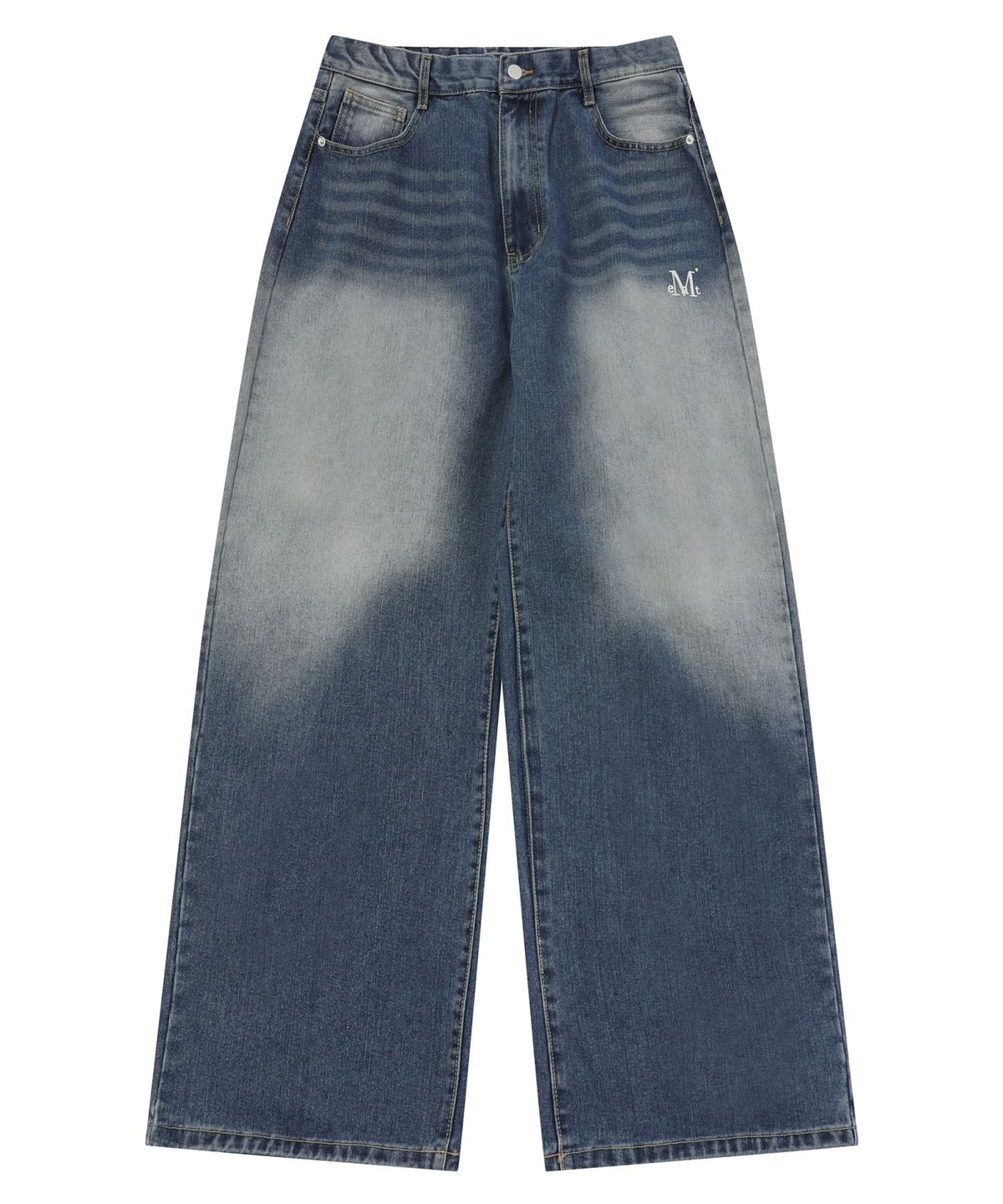 🇰🇷訂購｜MUCENT｜PALMA WIDE DENIM PANTS 2色