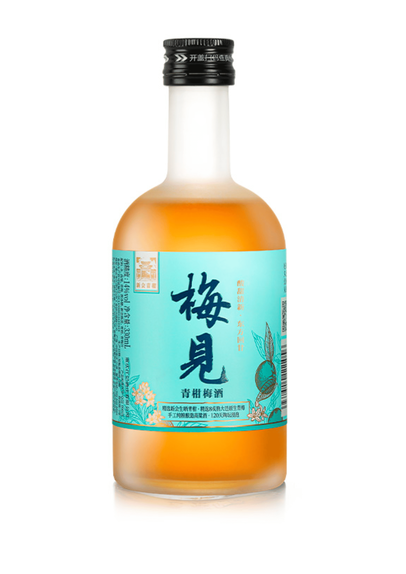 (7-10月買6支優惠) 梅見青柑梅酒  Meijian Green Mandarin Plum Wine 12% 330ml