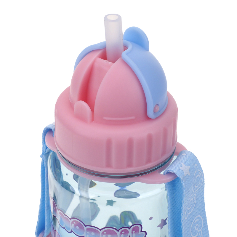 Cinnamoroll 350ml BPA Free Water Bottle With Straw & Neck Strap 膠水樽連飲管及頸繩