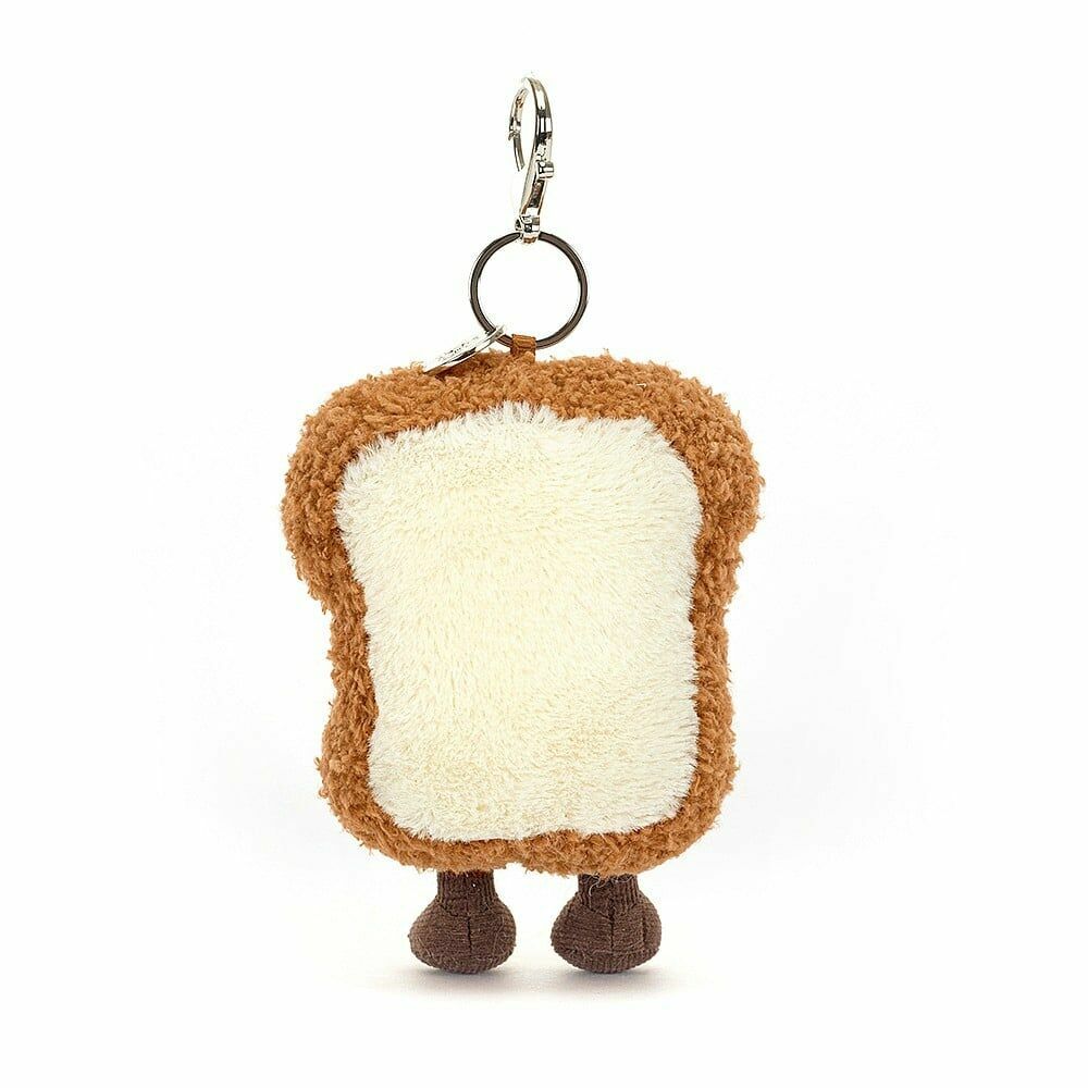 JELLYCAT Amuseables Toast Bag Charm 方包/吐司鎖匙扣 (Retired)