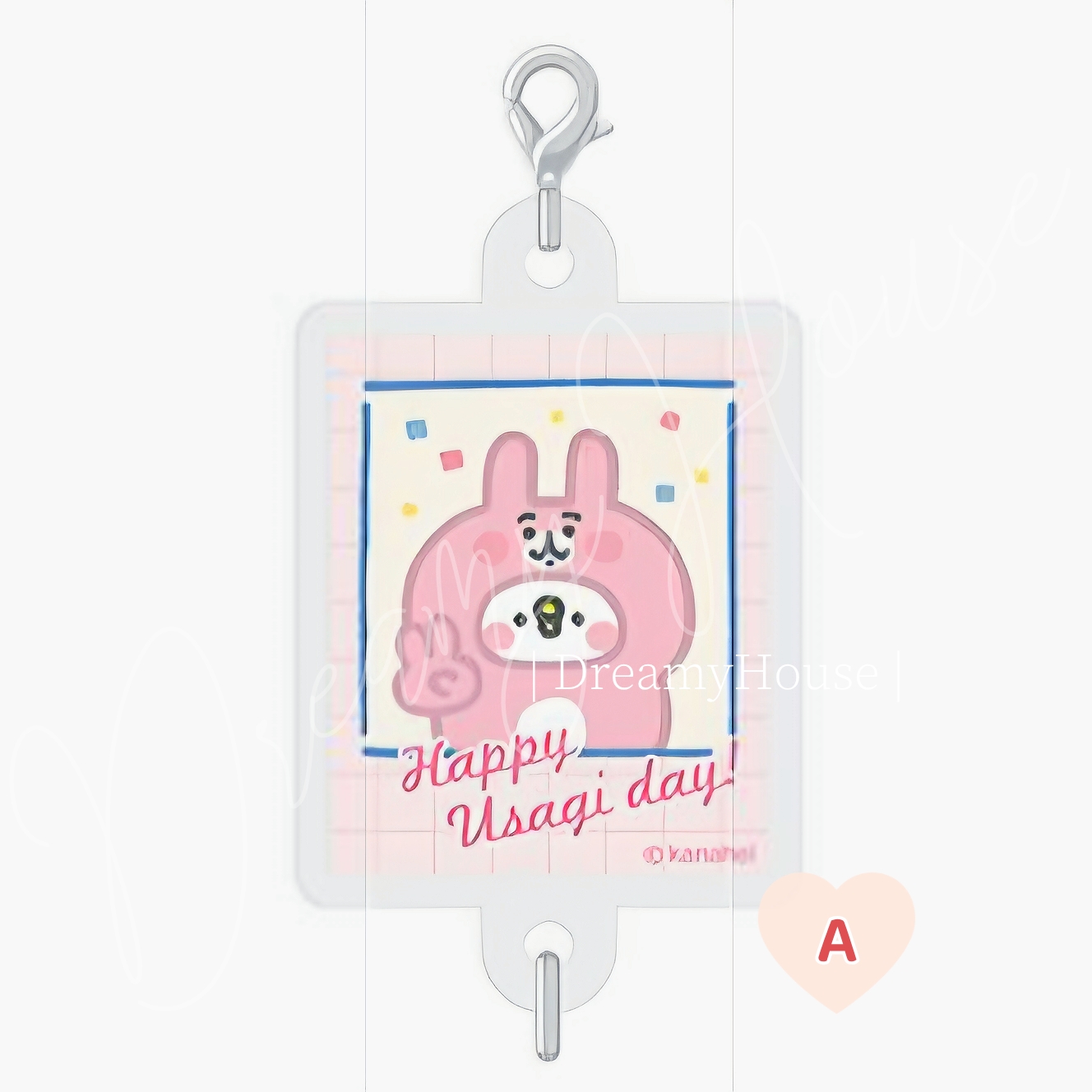 日本 kanahei YURUTTO STORE Happy Usagi day! 吊飾 charm