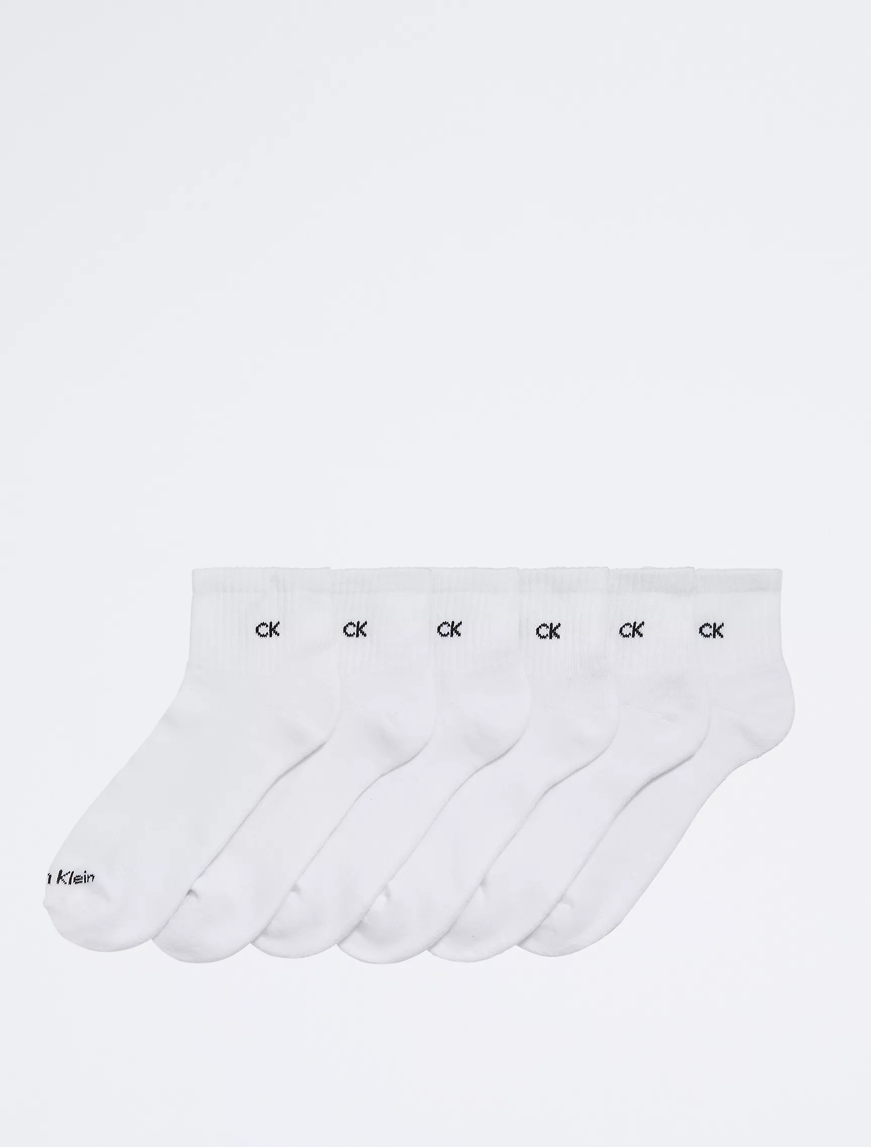 Calvin Klein Basic Cushion Quarter 6-Pack Socks 男裝中筒襪 6 對裝 🧦