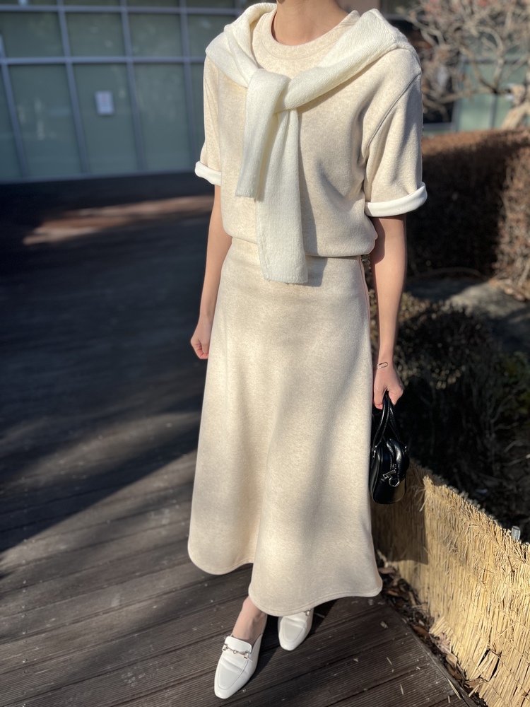 Brushed Cozy Lounge Set (Light Beige)