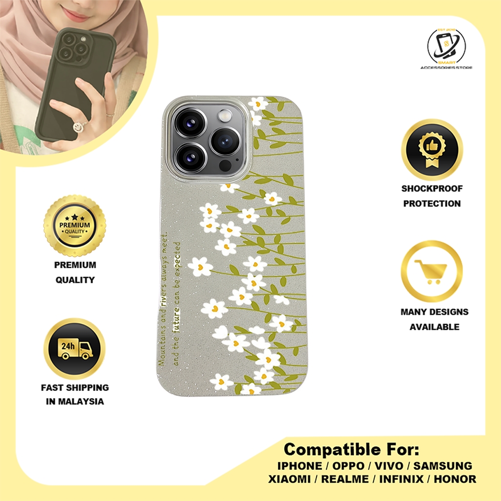 BLING CASE PHONE FOR IPHONE - DESIGN FLOWER A1