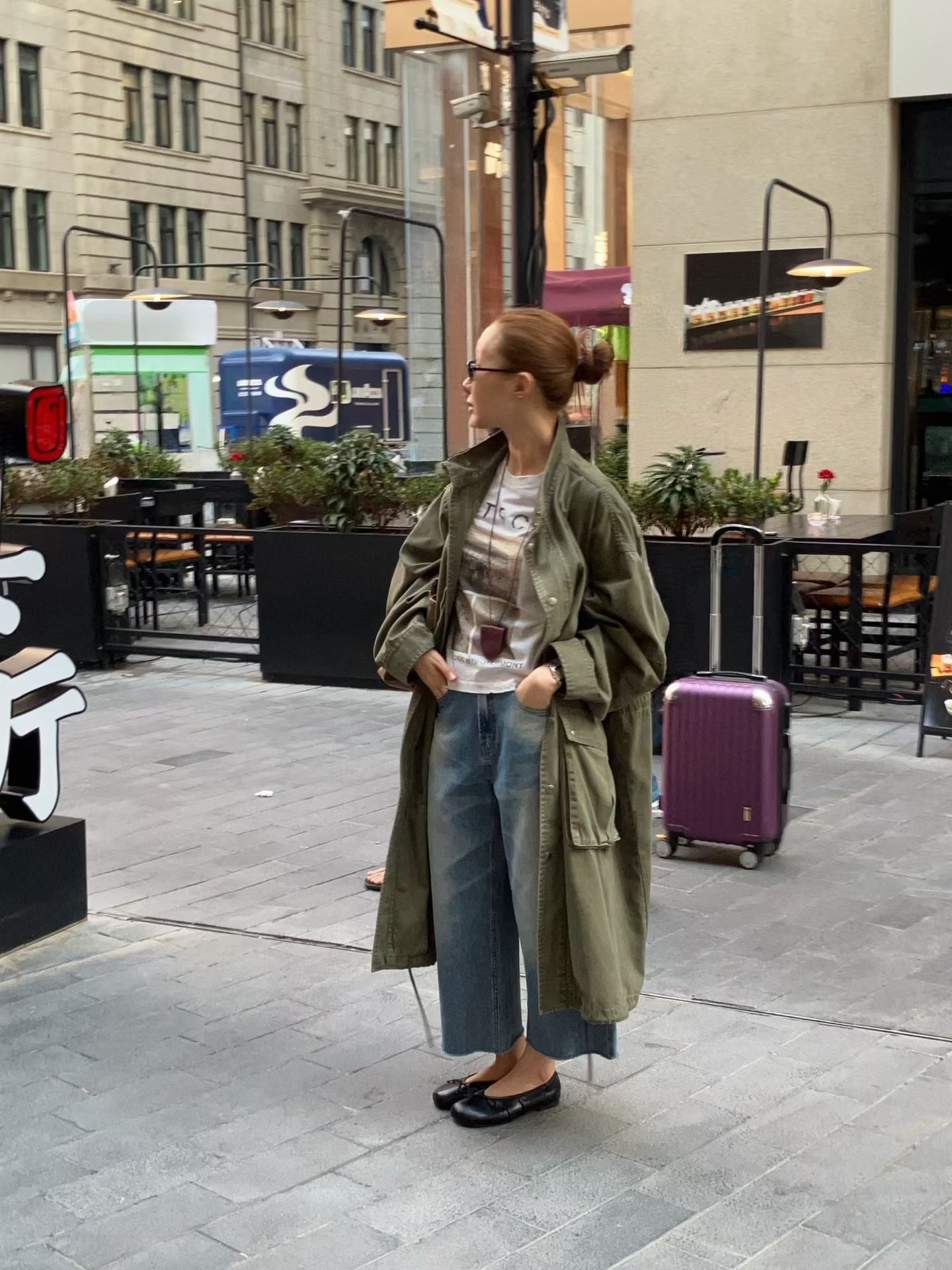 Long utility jacket 