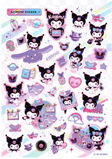 A4 貼紙-KUROMI