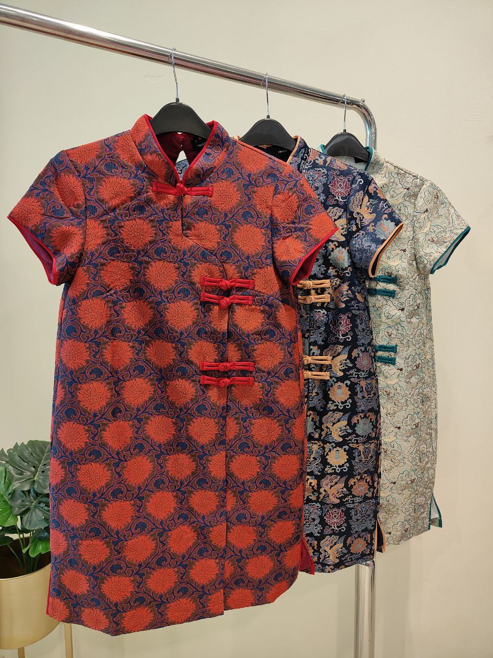 宽松旗袍连身裙 2116