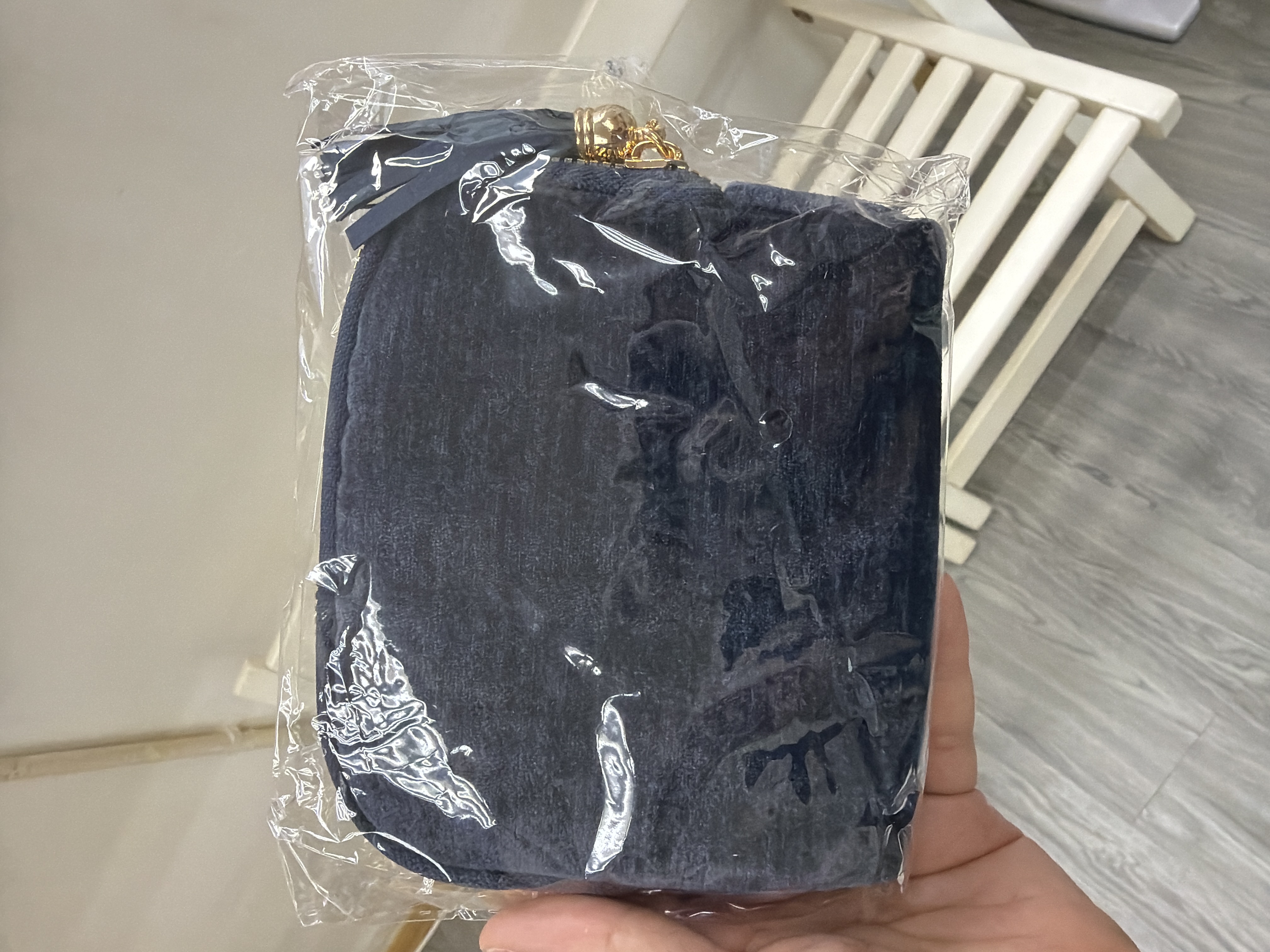 11*11cm 念珠📿手串分隔袋（深藍）大約可放7條）