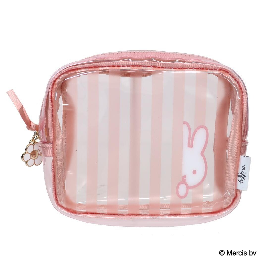 預購 miffy peekaboo 透明方形pouch  miff-248d