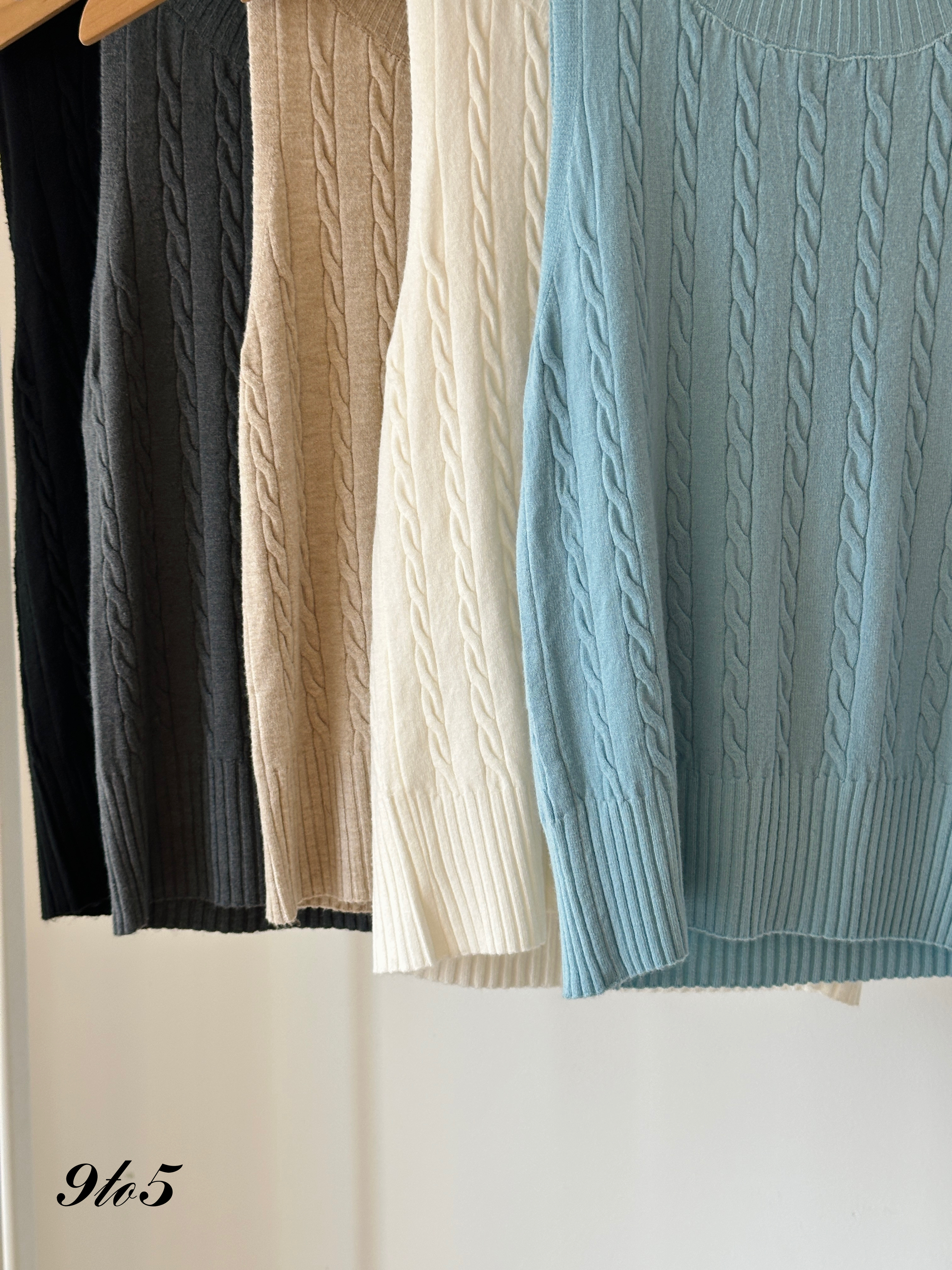 T3948 Mock Neck Sleeveless Knit Top -  6 Colors