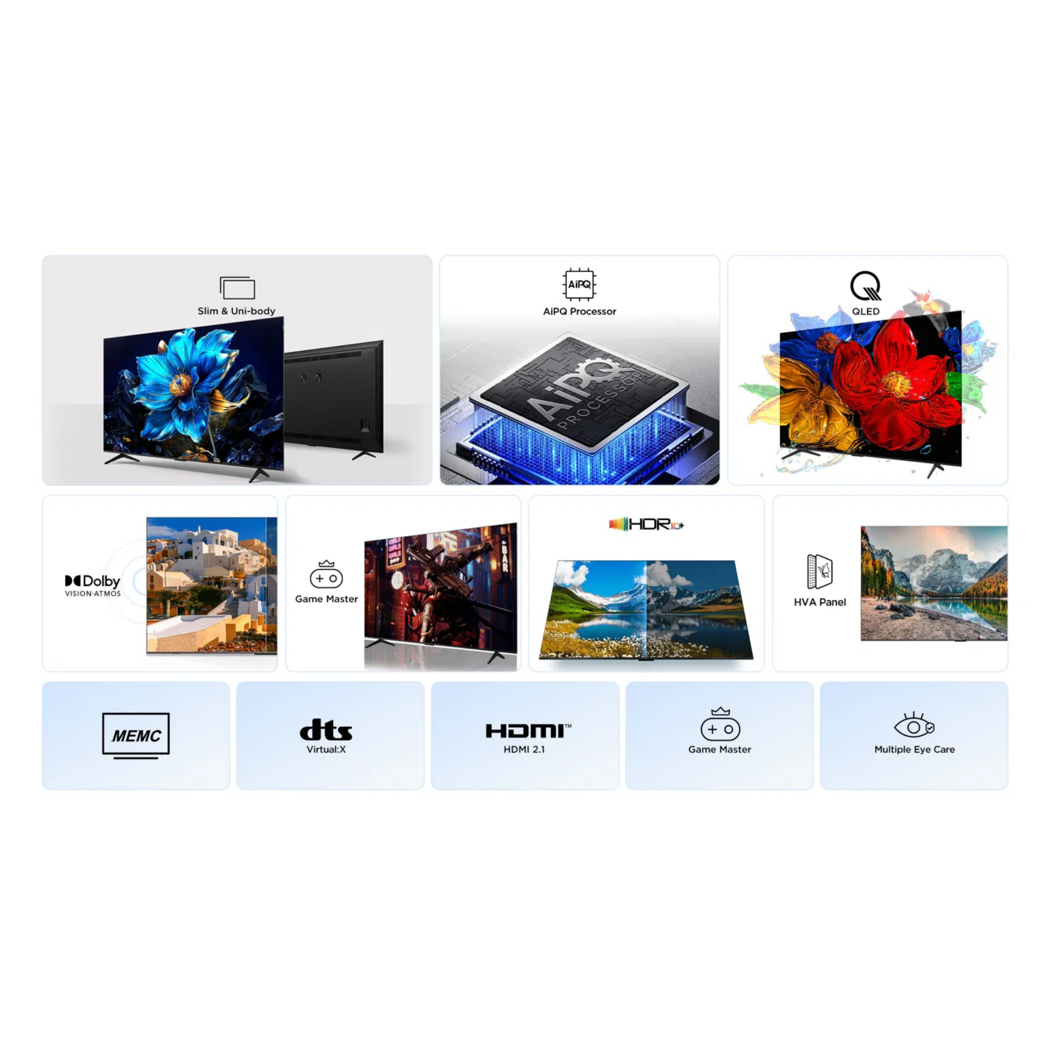 TCL 75" P7K Series 4K QLED Google TV (75P7K)