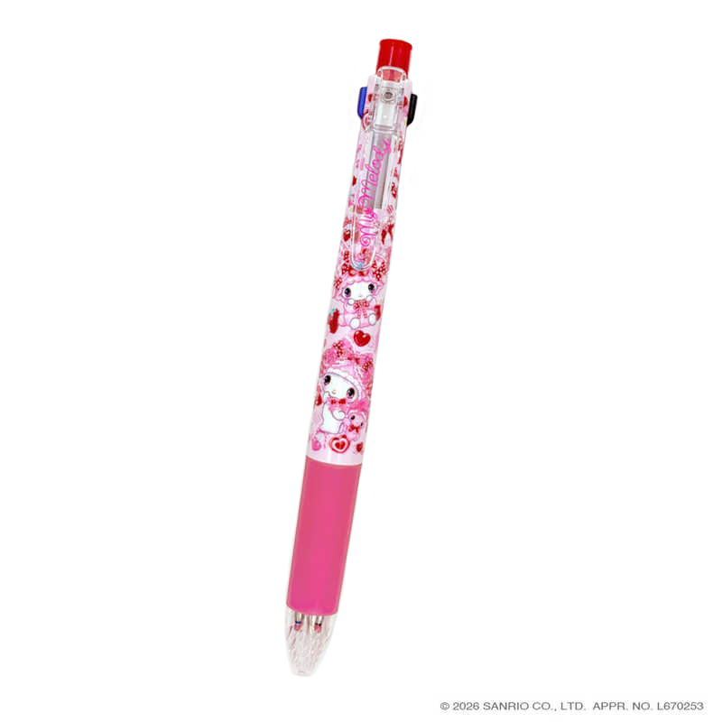 現貨｜Sanrio My Melody x Amenomori Fumika Clothes-Pin 日本製 Zebra SARASA multi 4+1 多功能5用筆 4色啫喱筆+鉛芯筆 (PN-84171)