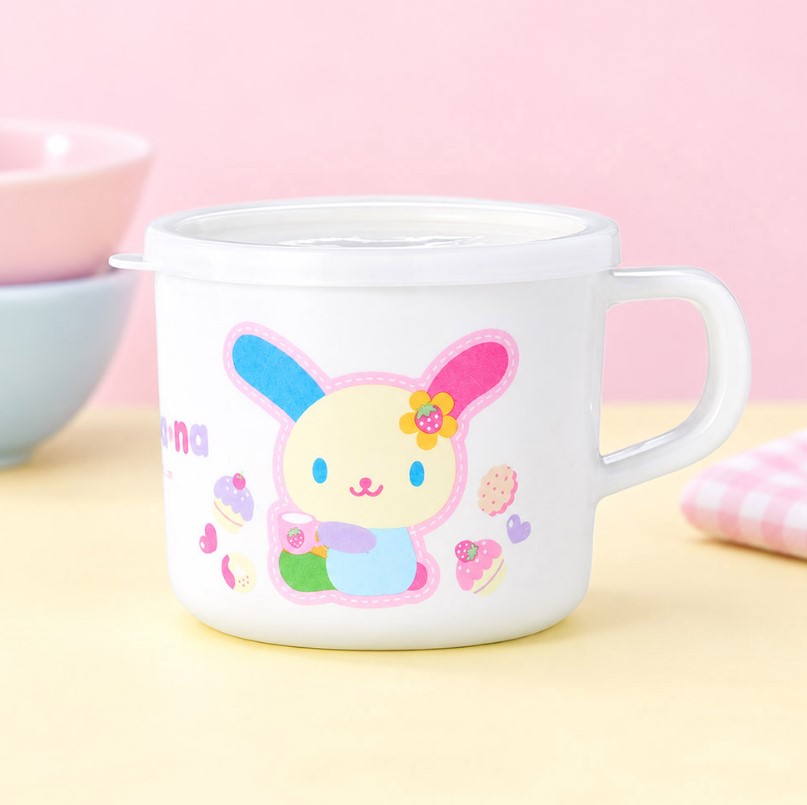 【預訂】韓國直送 Sanrio Usahana 附蓋手提飲水杯 