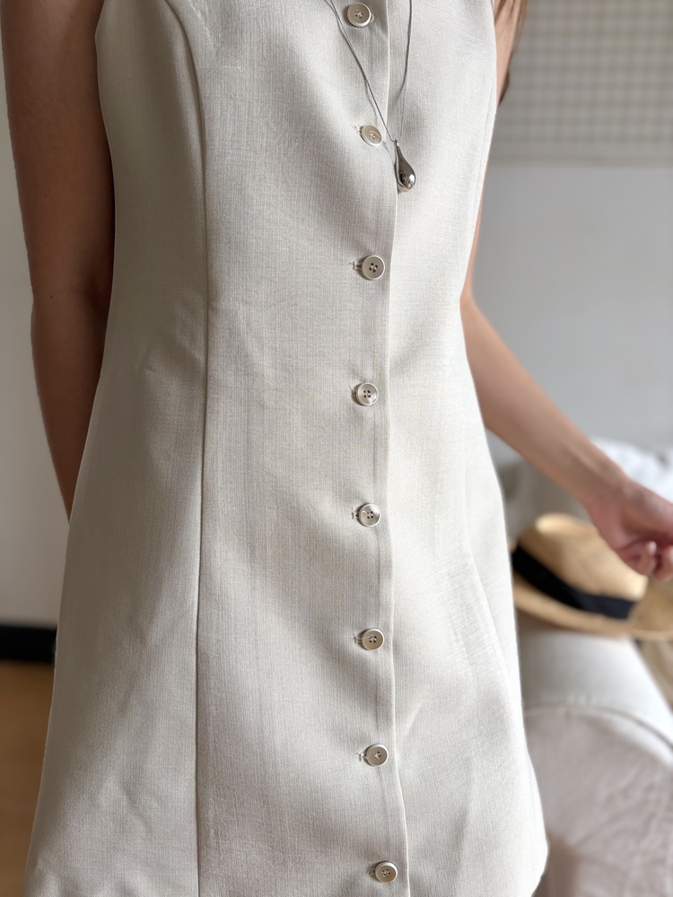 The Classic Button-Front Dress