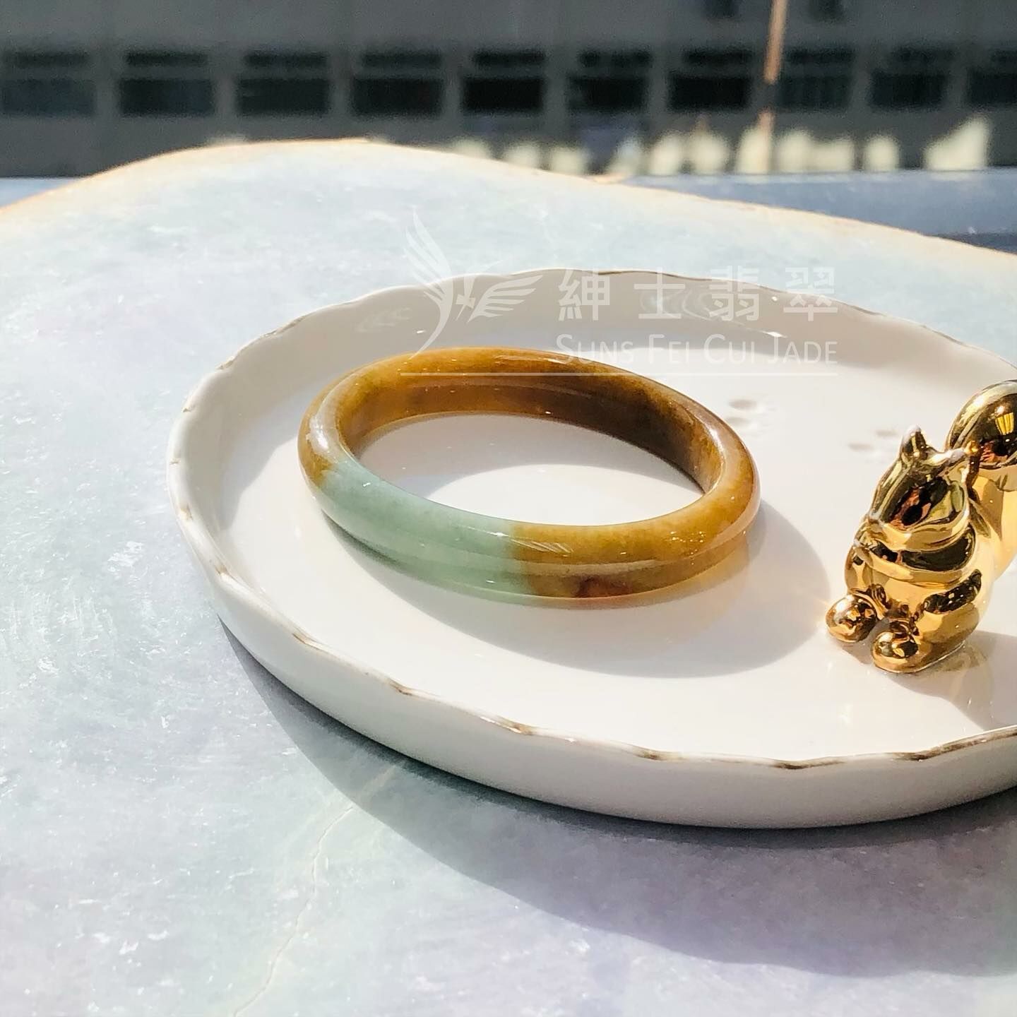 大馬坎翡色貴妃鐲52mm