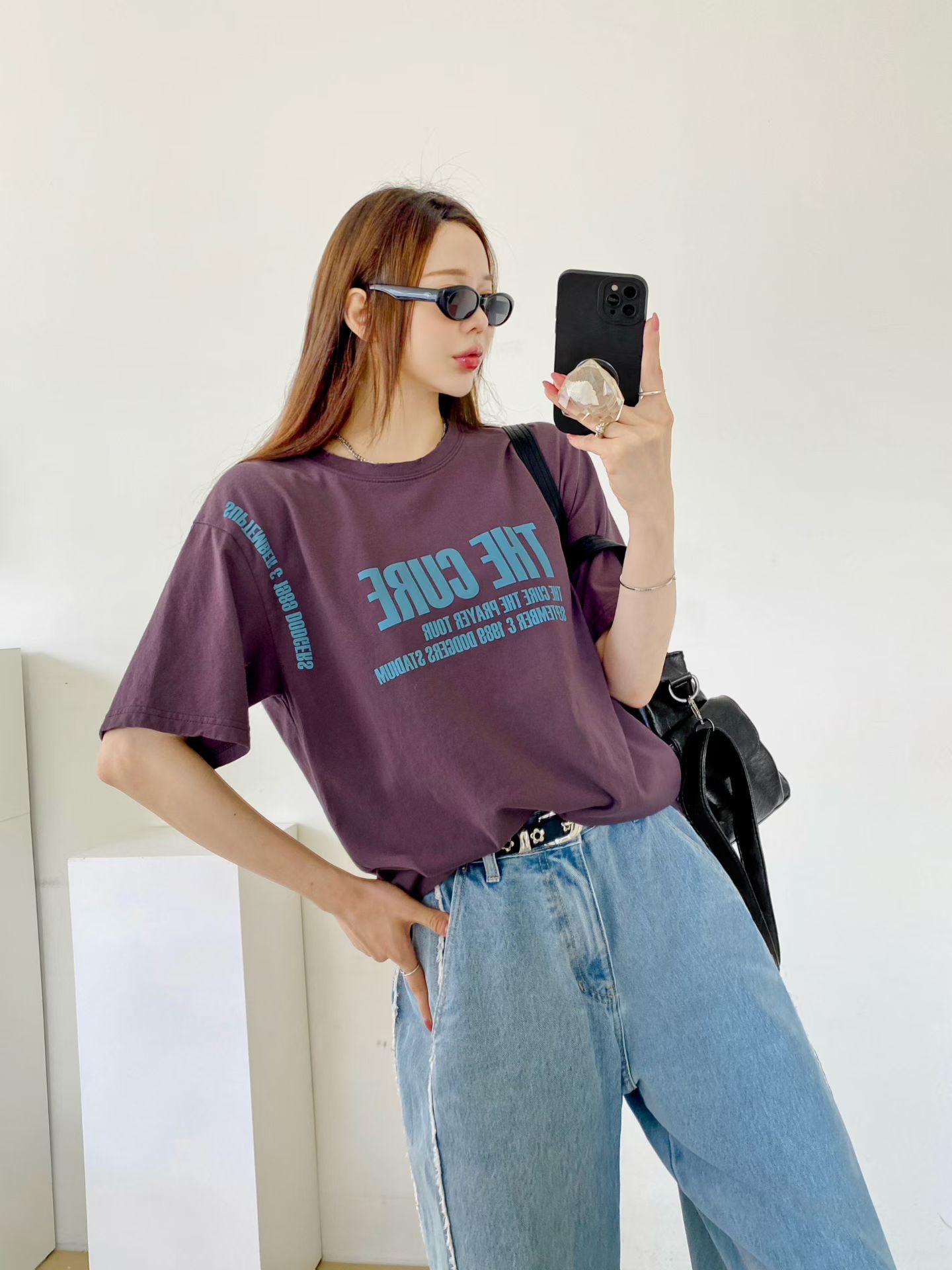 NB24 拼色字Tee 