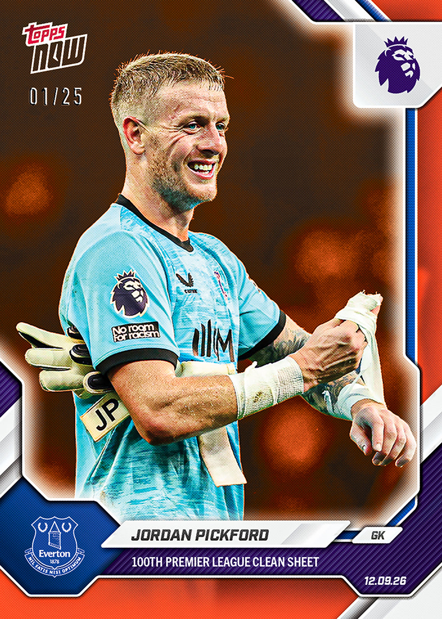 Jordan Pickford - 2026-27 Premier League Topps NOW® #23【團購】