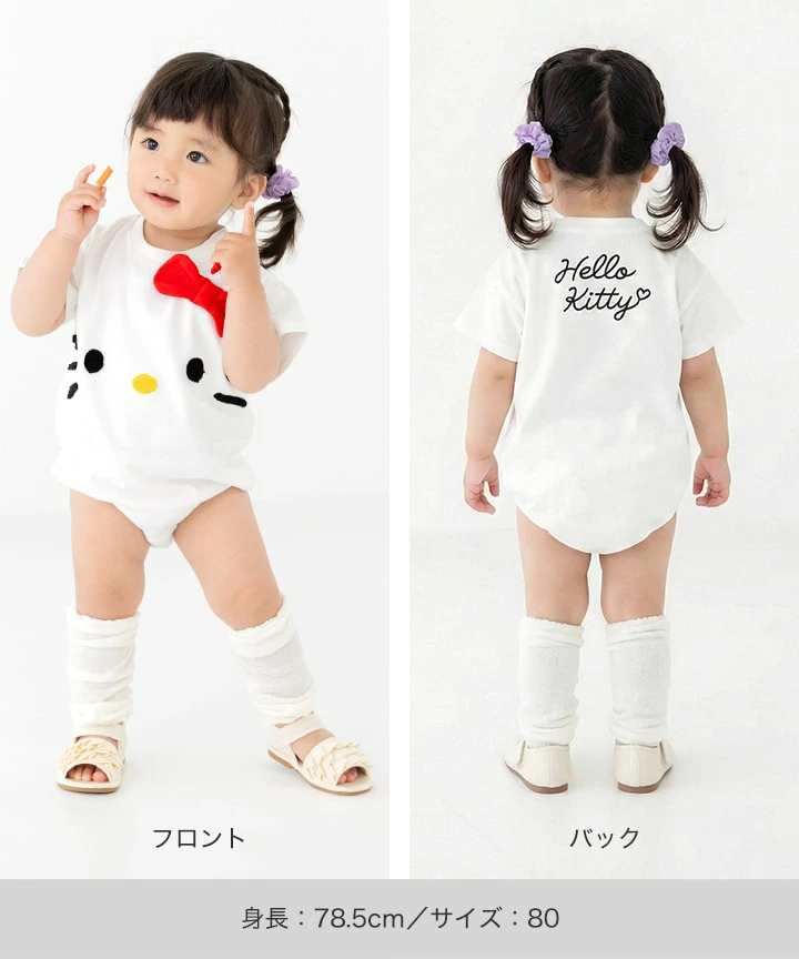 🆕【⭐訂購⭐】日本直送 🇯🇵 🌀#Sanrio 立體蝴蝶結/耳仔 短袖夾衣 🌀 [PLCA-0024] [260401]