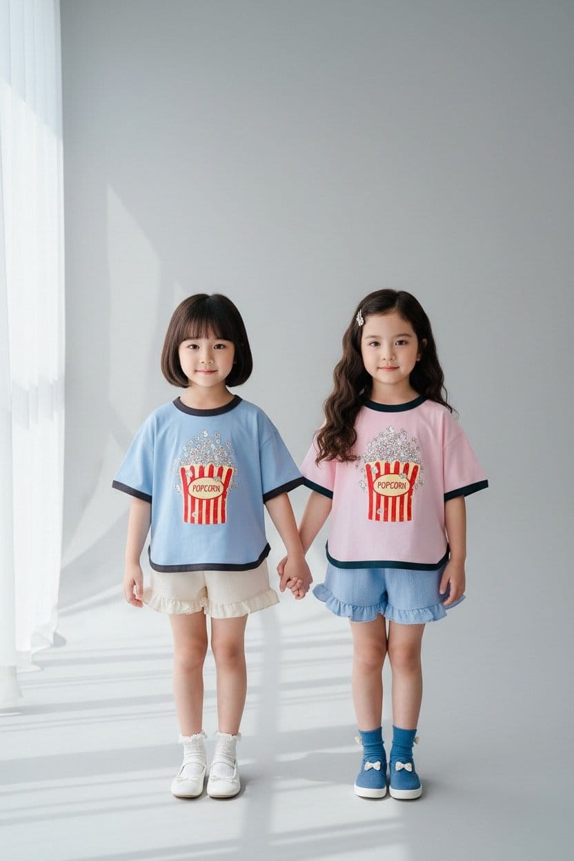 【預訂】韓國直送 PopCorn 圖案上衣
