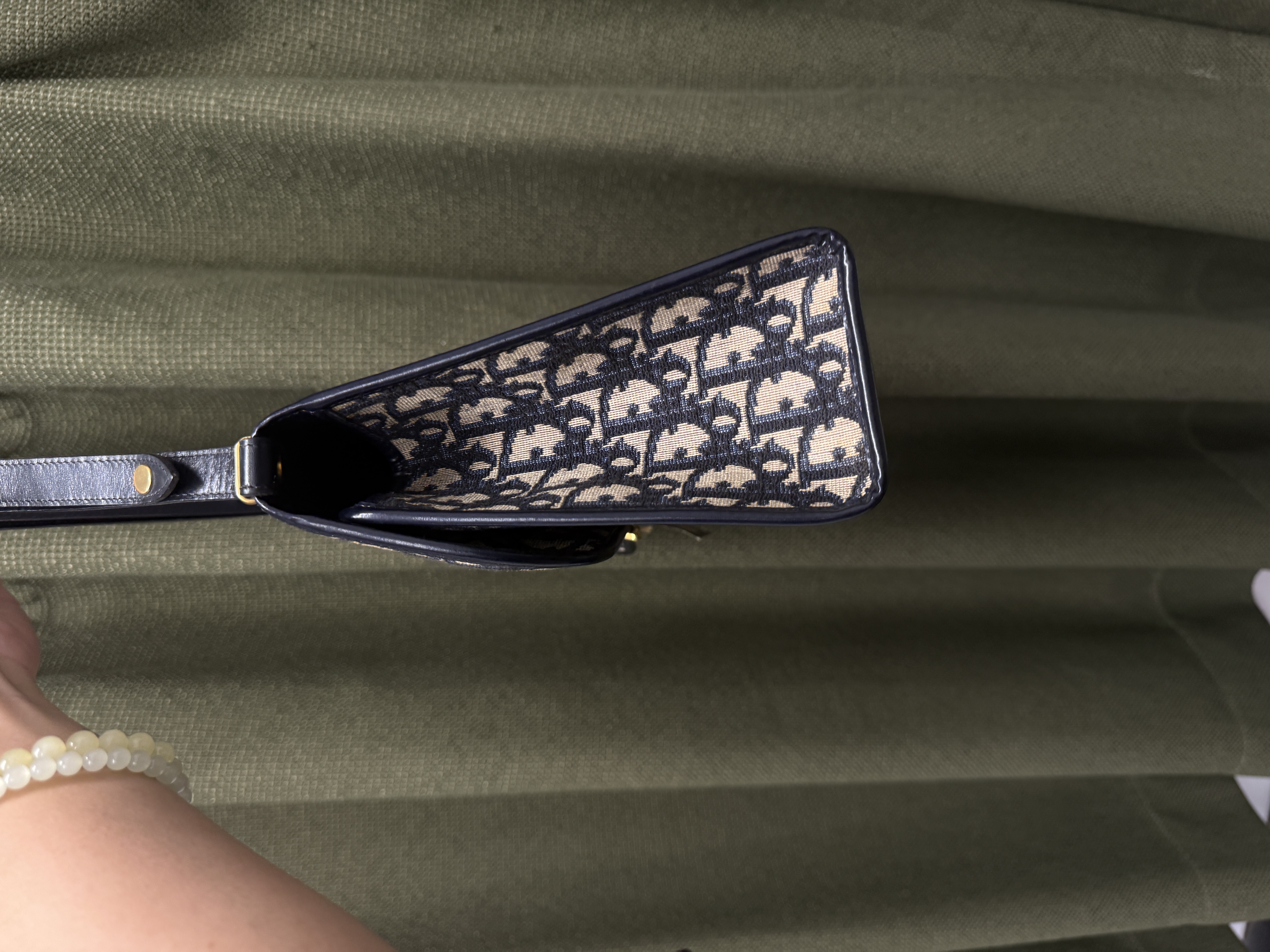 Dior Trotter Vintage Shoulder Bag